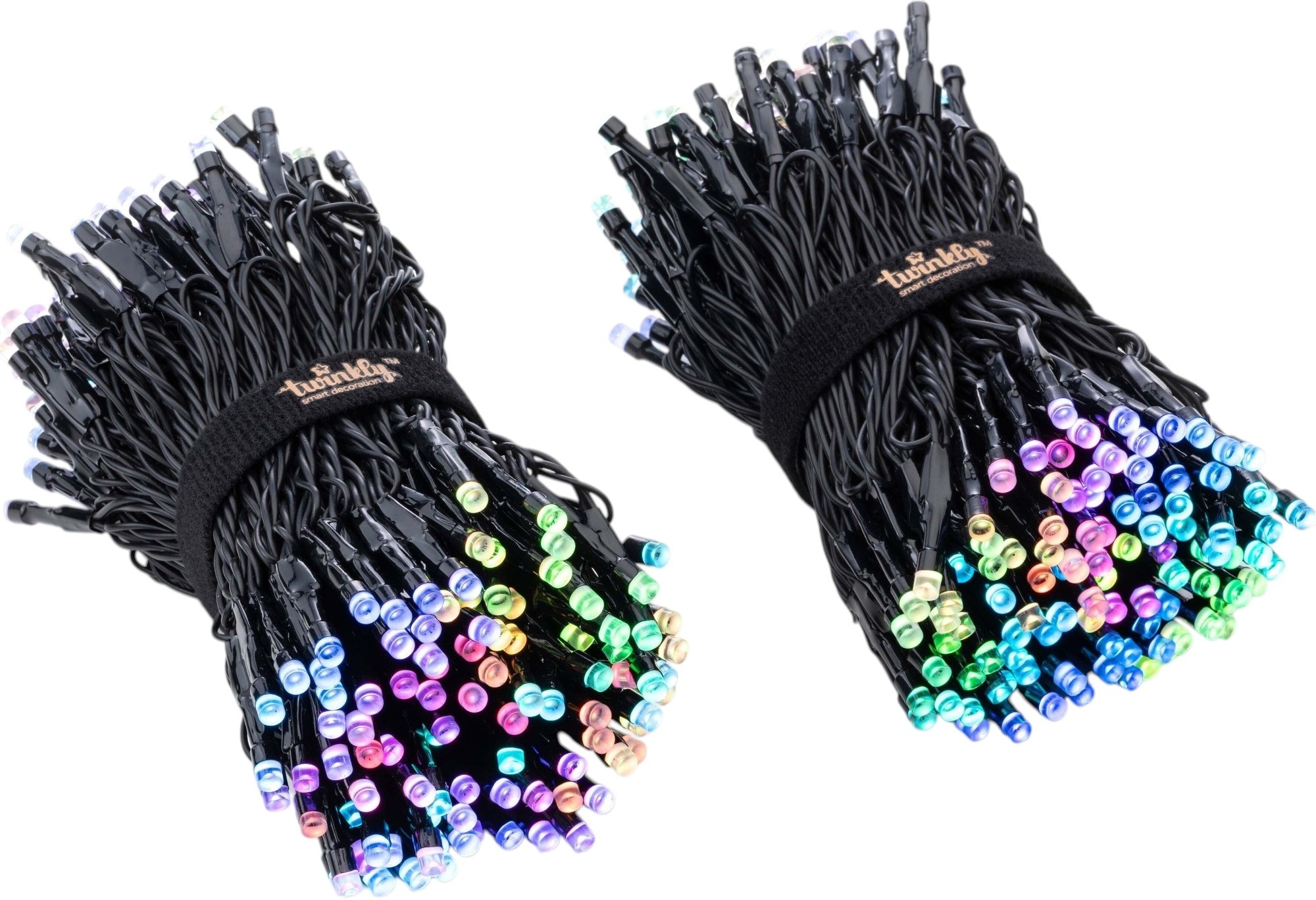 Smart LED Гірлянда Twinkly Wall RGBW 400, Gen II, IP44, 1.45м*2.1м, кабель прозорий (TWW400SPP-TEU)фото