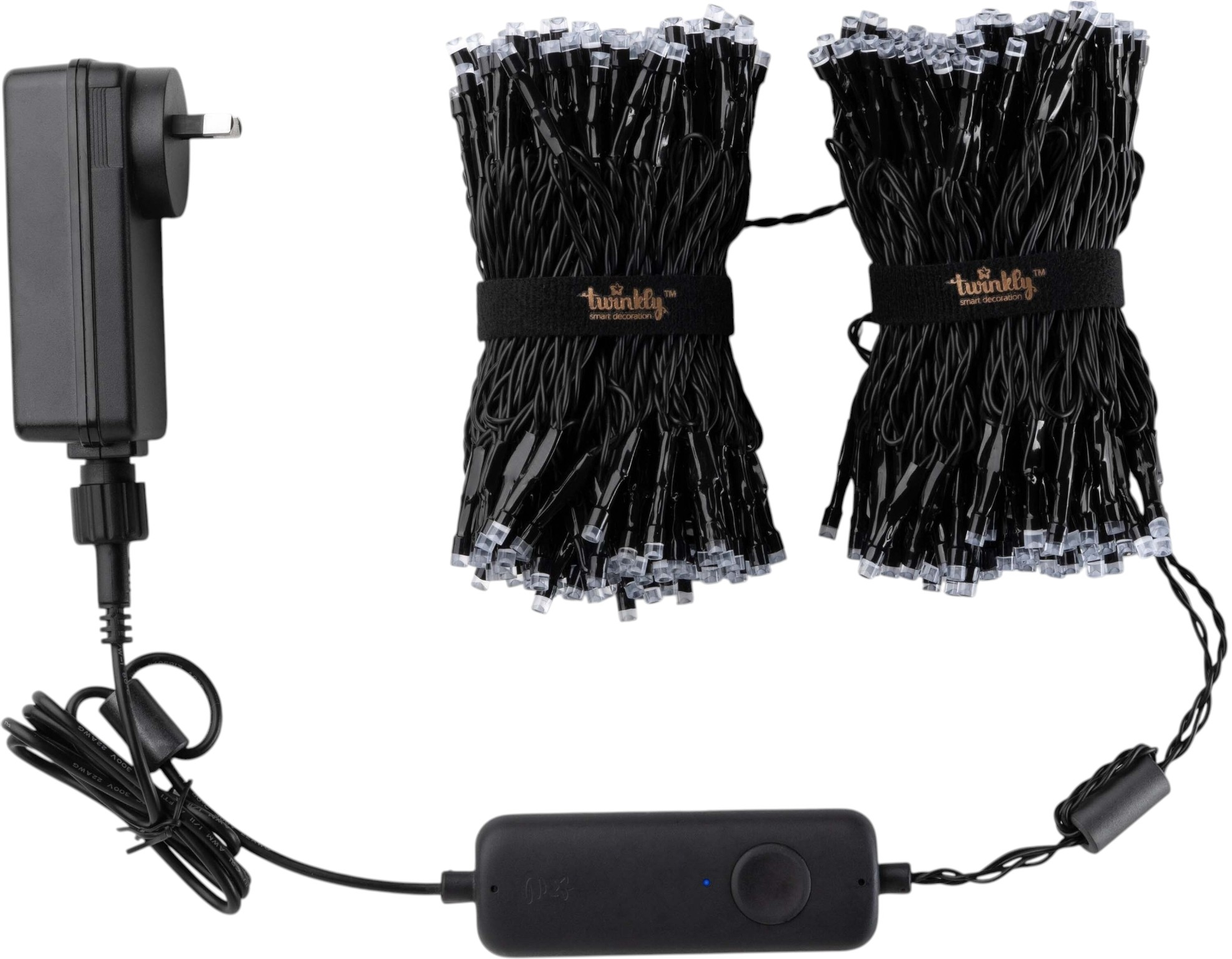 Smart LED Гірлянда Twinkly Wall RGBW 400, Gen II, IP44, 1.45м*2.1м, кабель прозорий (TWW400SPP-TEU)фото