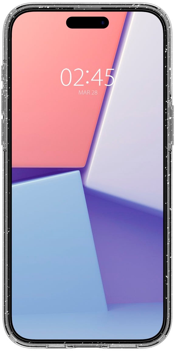 Чохол Spigen для Apple iPhone 15 Pro Max Liquid Crystal Glitter, Crystal Quartz (ACS06559)фото2