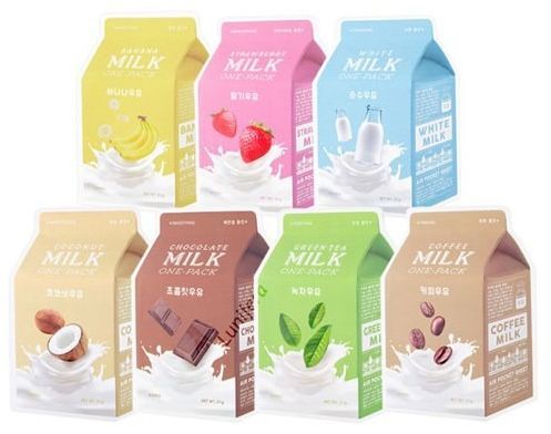 Тканинна маска для обличчя A'Pieu Green Tea Milk One-Pack 21гфото7