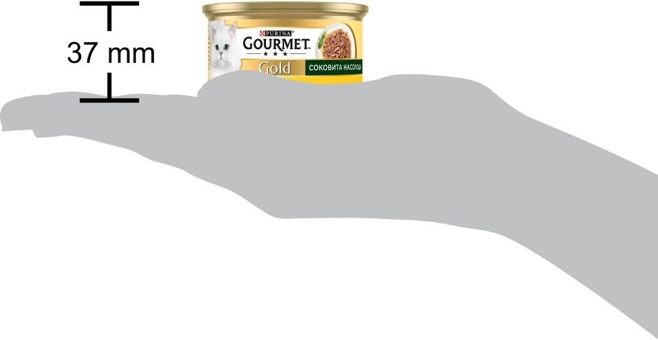 Упаковка вологого корму для кішок Gourmet Gold Соковита насолода з куркою 24 шт по 85г.фото4