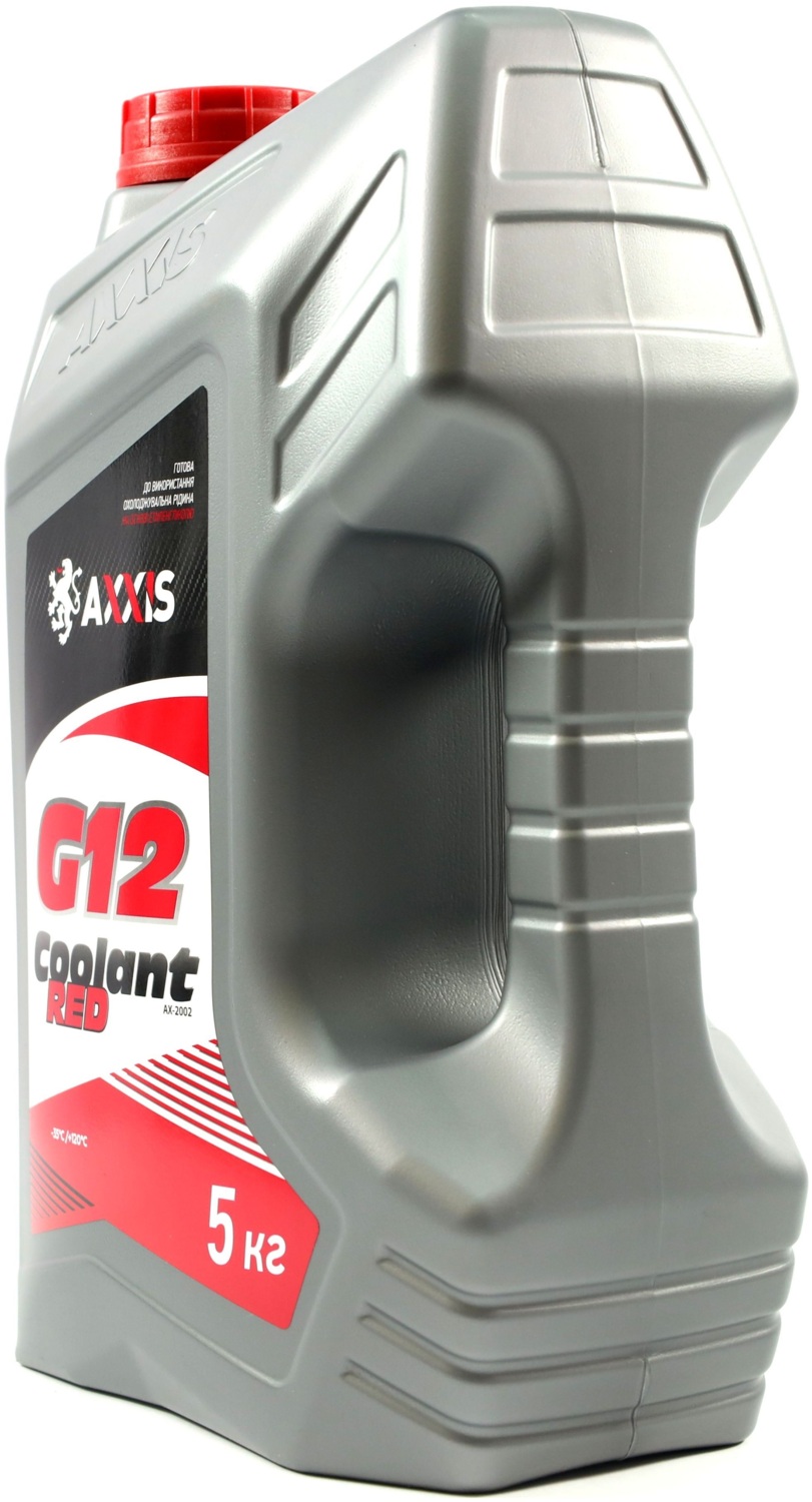 Антифриз Axxis Red G12 Сoolant Червоний 5кг (48021029822) (AX-2002)фото