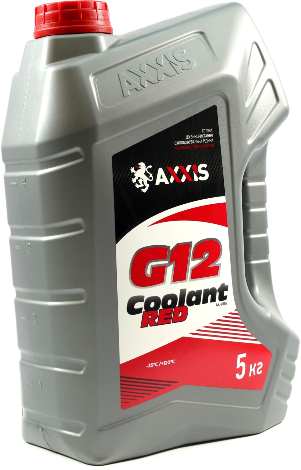 Антифриз Axxis Red G12 Сoolant Червоний 5кг (48021029822) (AX-2002)фото