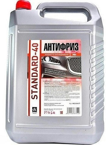 Антифриз Дорожня Карта Standard -40°C Красный 10/8,2кг (48021106377) фото 2