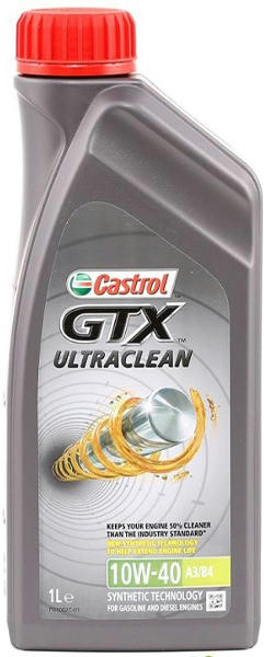 Масло моторное Castrol GTX Ultra clean 10W-40 A/B, 1л (41071408554) (15F120) фото 2