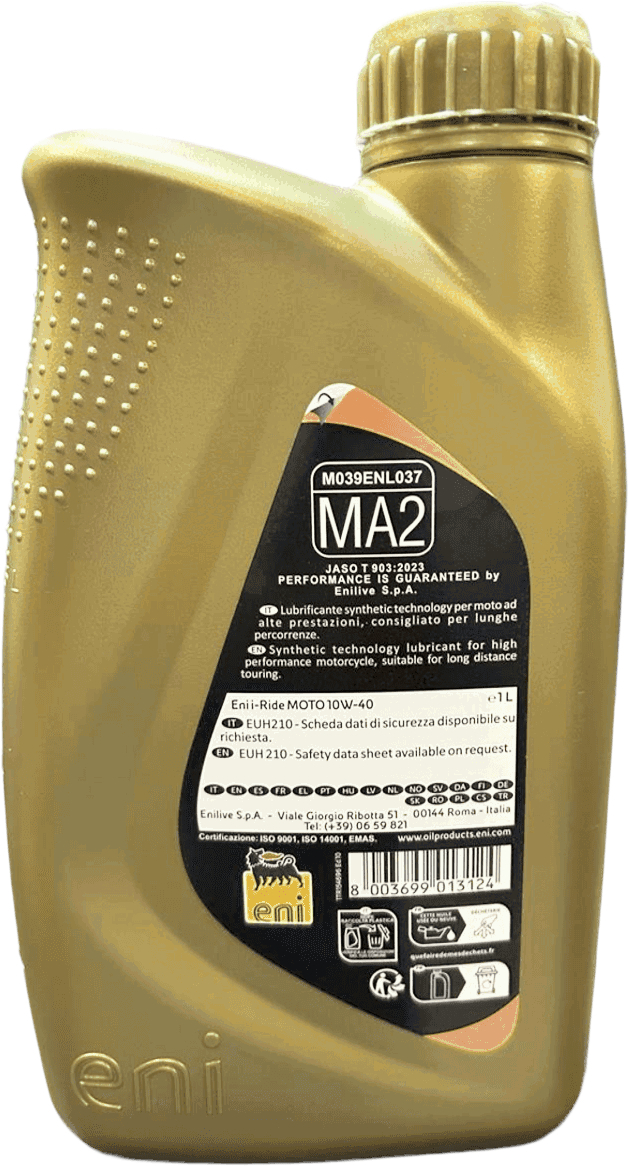 Олива моторна Eni i-Ride Moto 10w-40 4т, 1л (4107304570) (154696)фото2