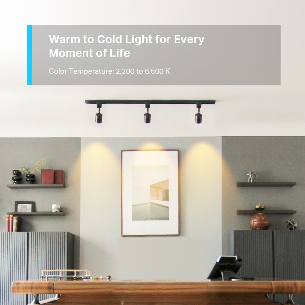 Розумна багатокольорова Wi-Fi лампа TP-LINK Tapo L630 N300 GU10 (TAPO-L630)фото6