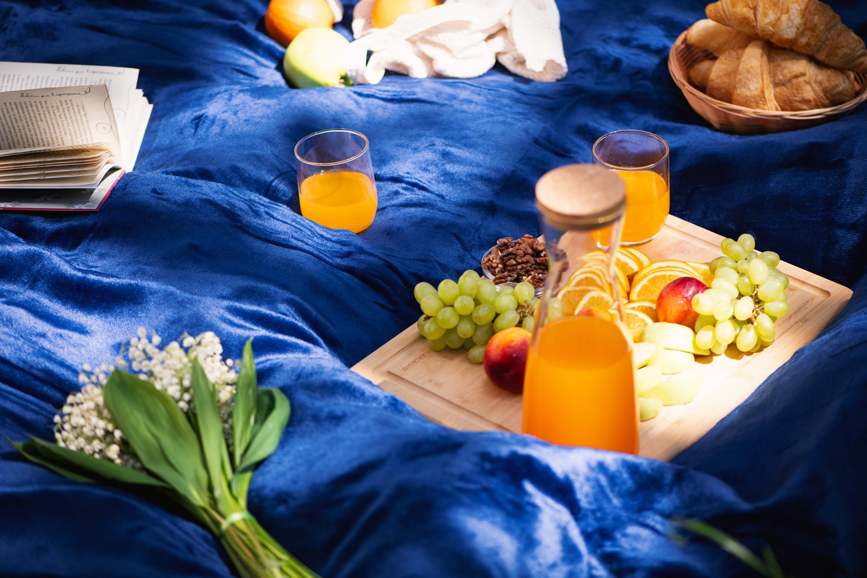 Плед ARDESTO Flannel, 160х200см, 100% полиэстер, синий (ART0211SB) фото 4