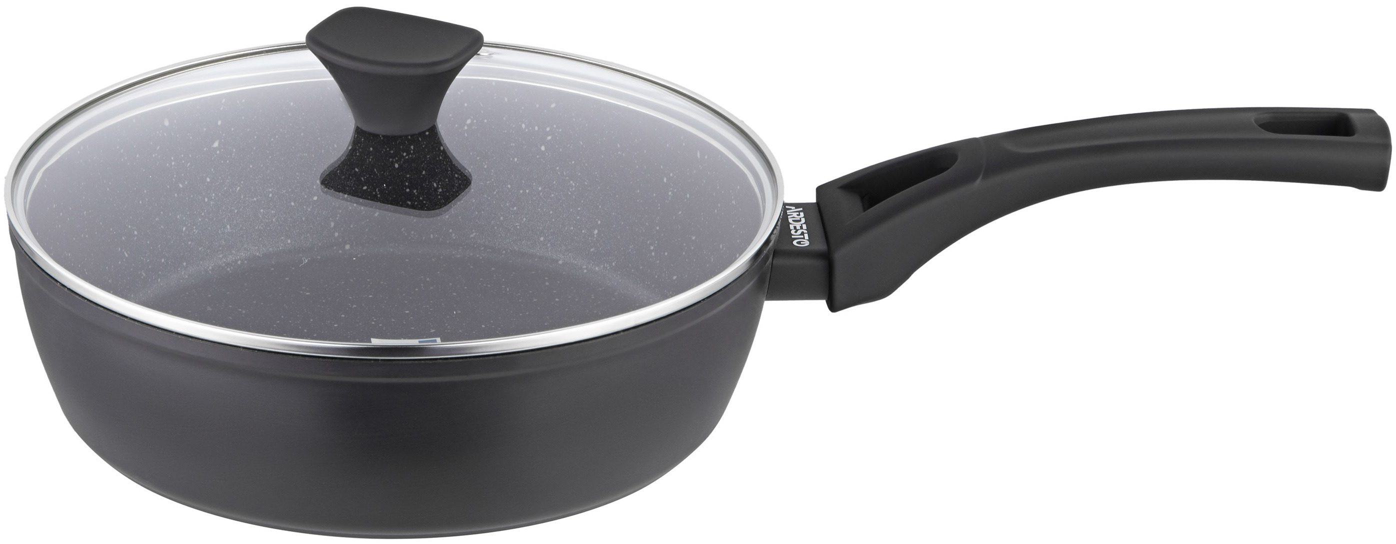 Сковорода глибока ARDESTO Gemini Livorno з кришкою 24 см, алюміній (AR1224A)фото5