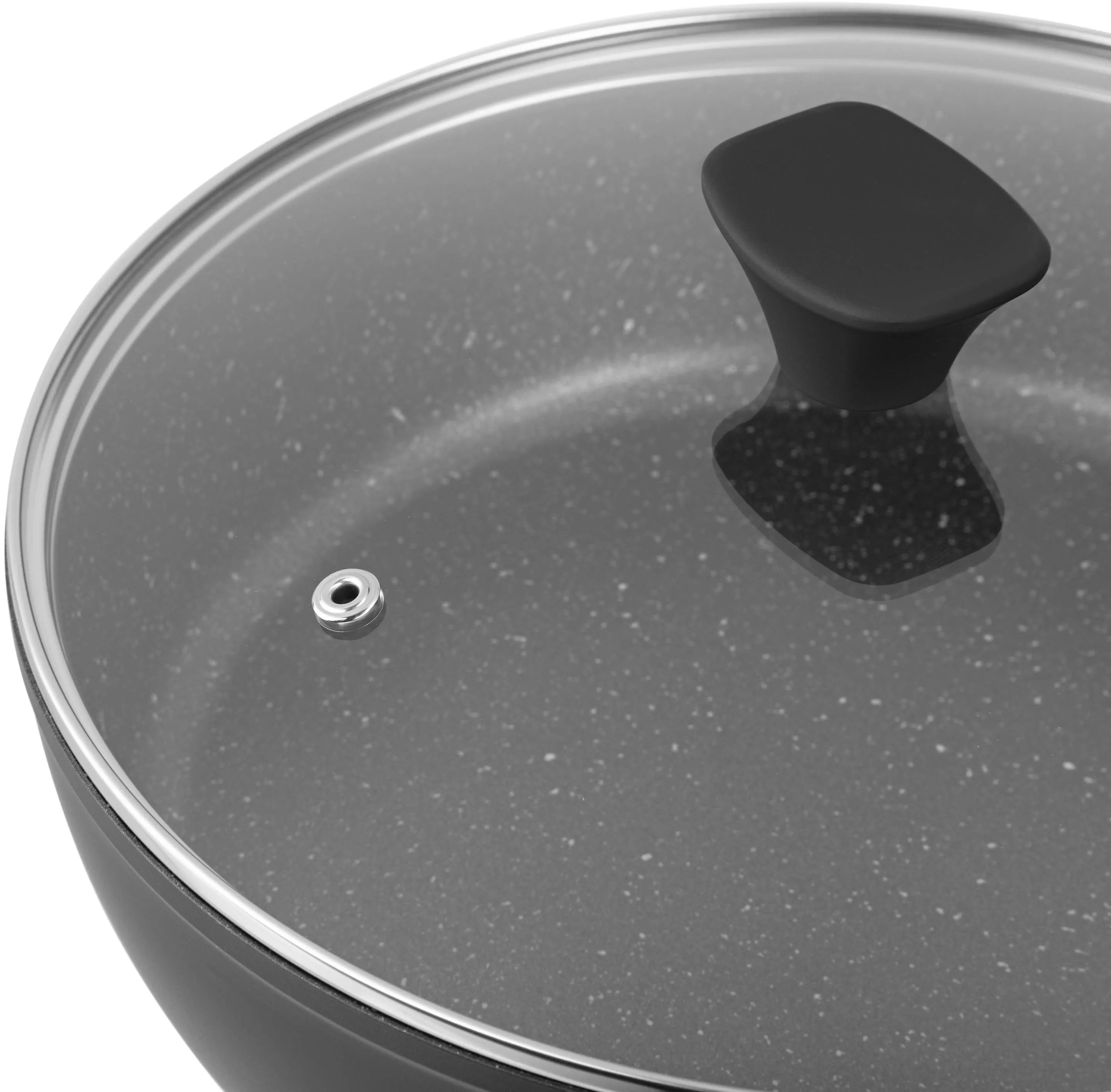 Сковорода глубокая ARDESTO Gemini Livorno с крышкой 26 см,алюминий (AR1226A) фото 6