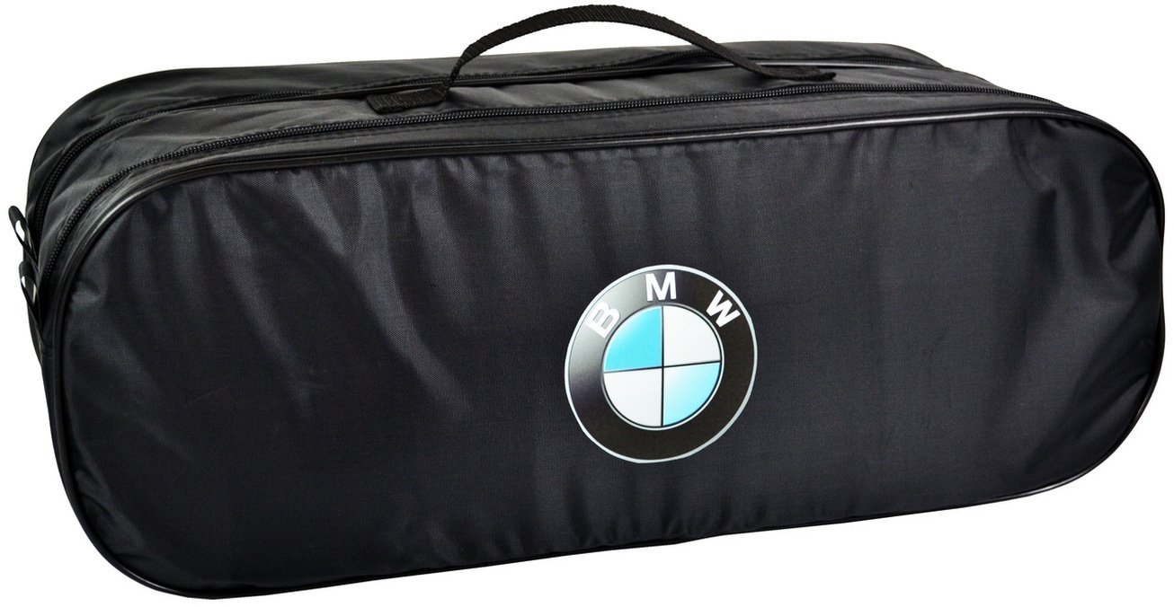 Сумка-органайзер Poputchik в багажник BMW Черная 50х18х18см (03-113-2Д) фото 2