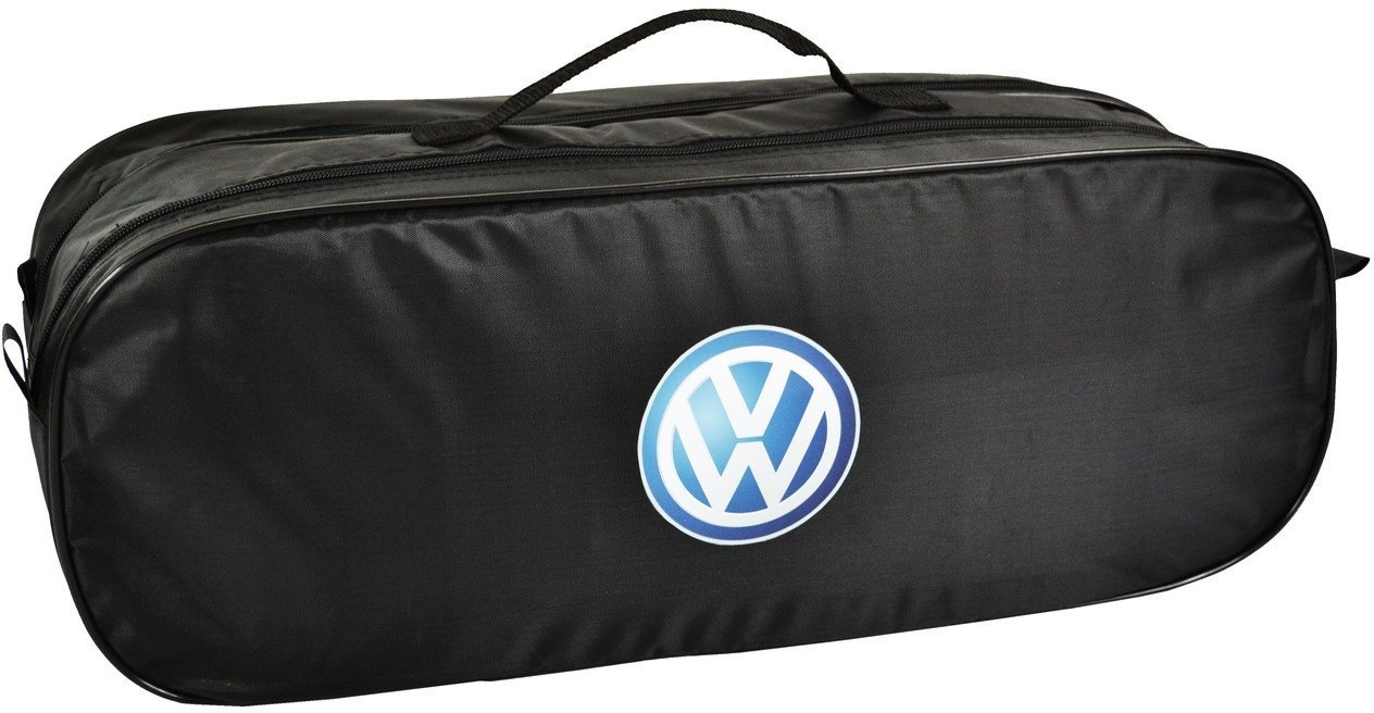 Сумка-органайзер Poputchik в багажник Volkswagen Черная 50х18х18см (03-109-2Д) фото 2