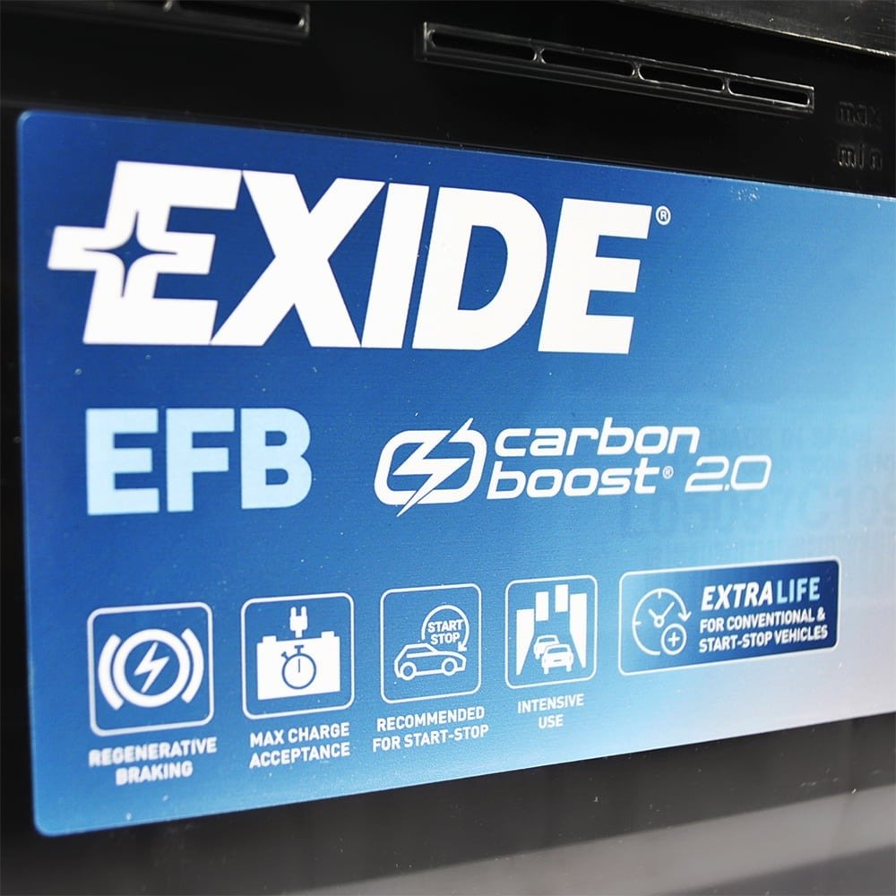 Автомобільний акумулятор Exide 100Ah-12v EFB, R+, EN900 (52371210290) (EL1000)фото2