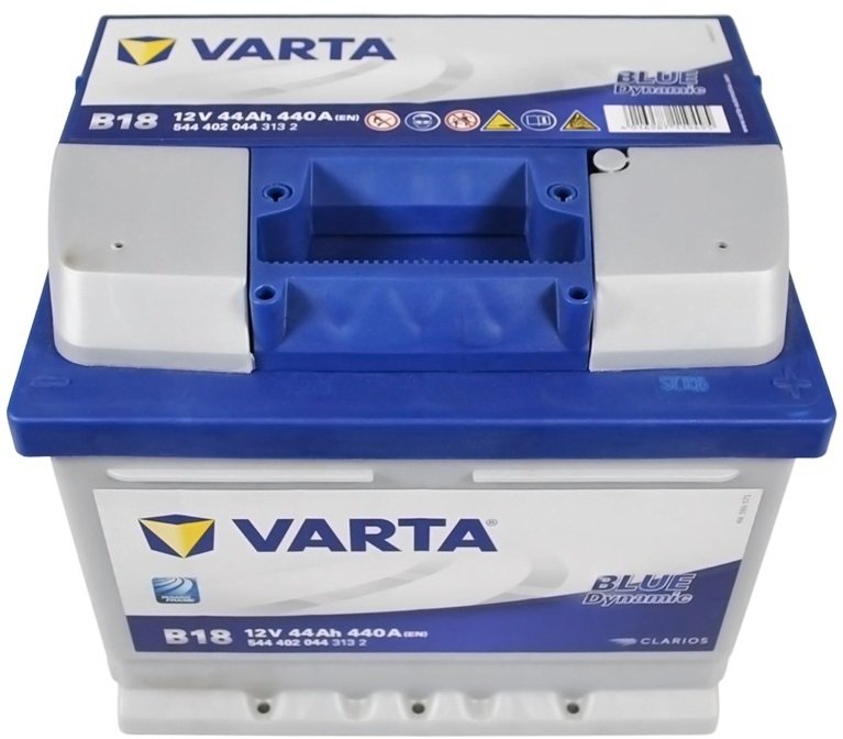 Автомобільний акумулятор Varta 44Ah-12v BD, R+, EN440 (5237301202) (544 402 044)фото2