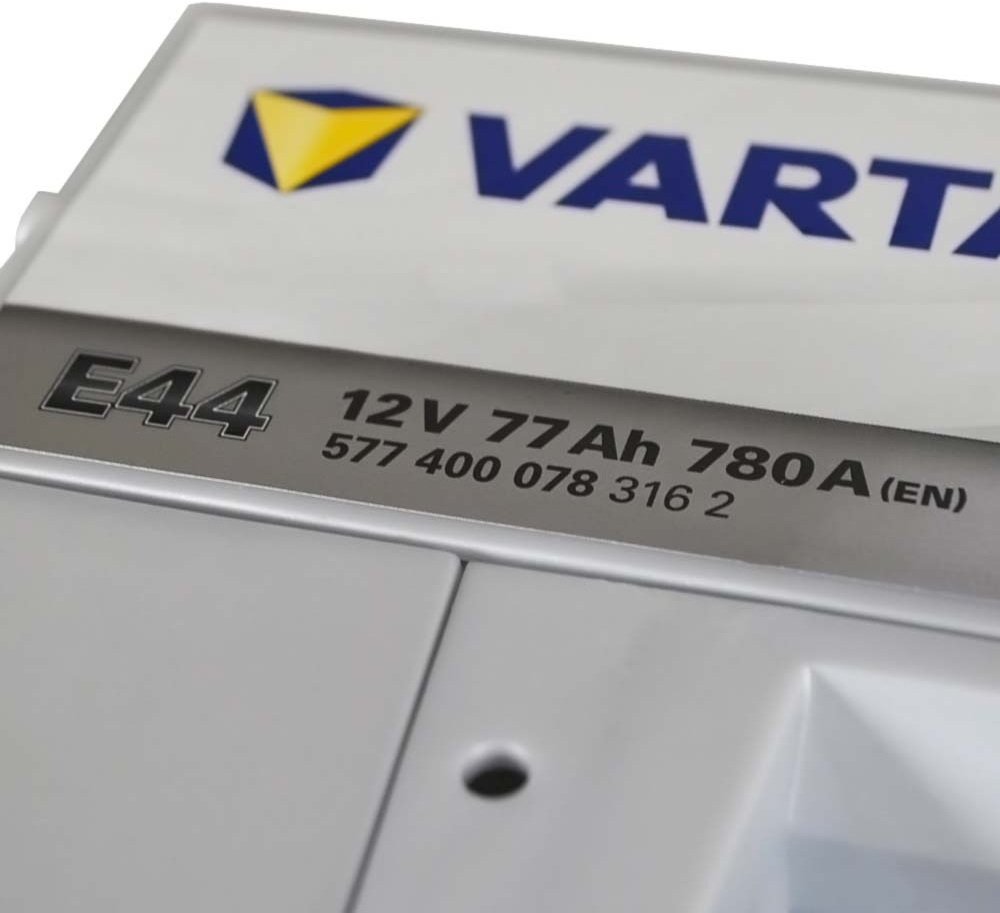 Автомобильный аккумулятор Varta 77Ah-12v SD (E44), R+, EN780 (5237171) (577 400 078) фото 3