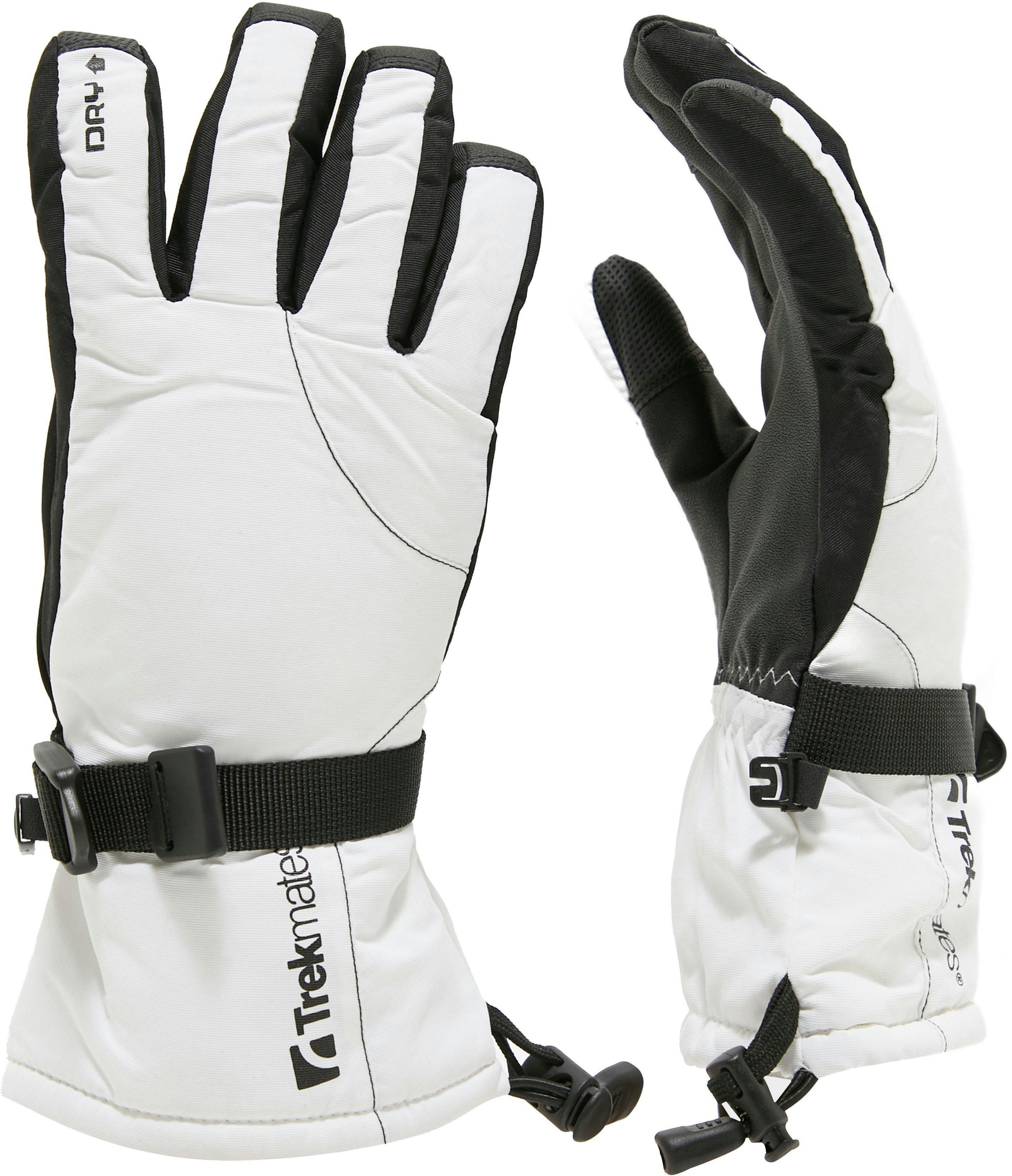 Перчатки женские Trekmates Mogul DRY Glove Wmns TM-003752 white/black - M - белый фото 2
