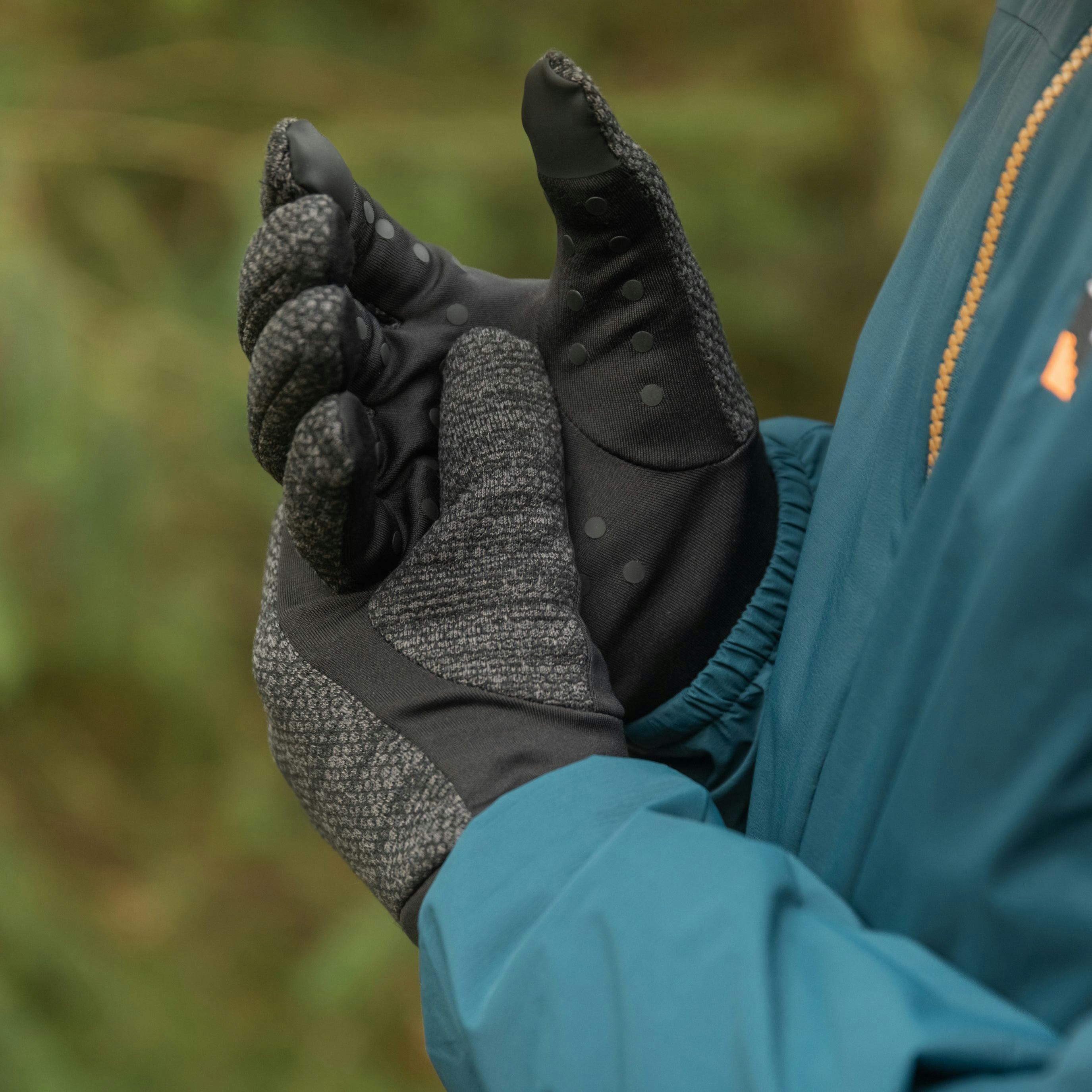 Перчатки Trekmates Harland Glove TM-006305 dark grey marl - S - серый фото 5