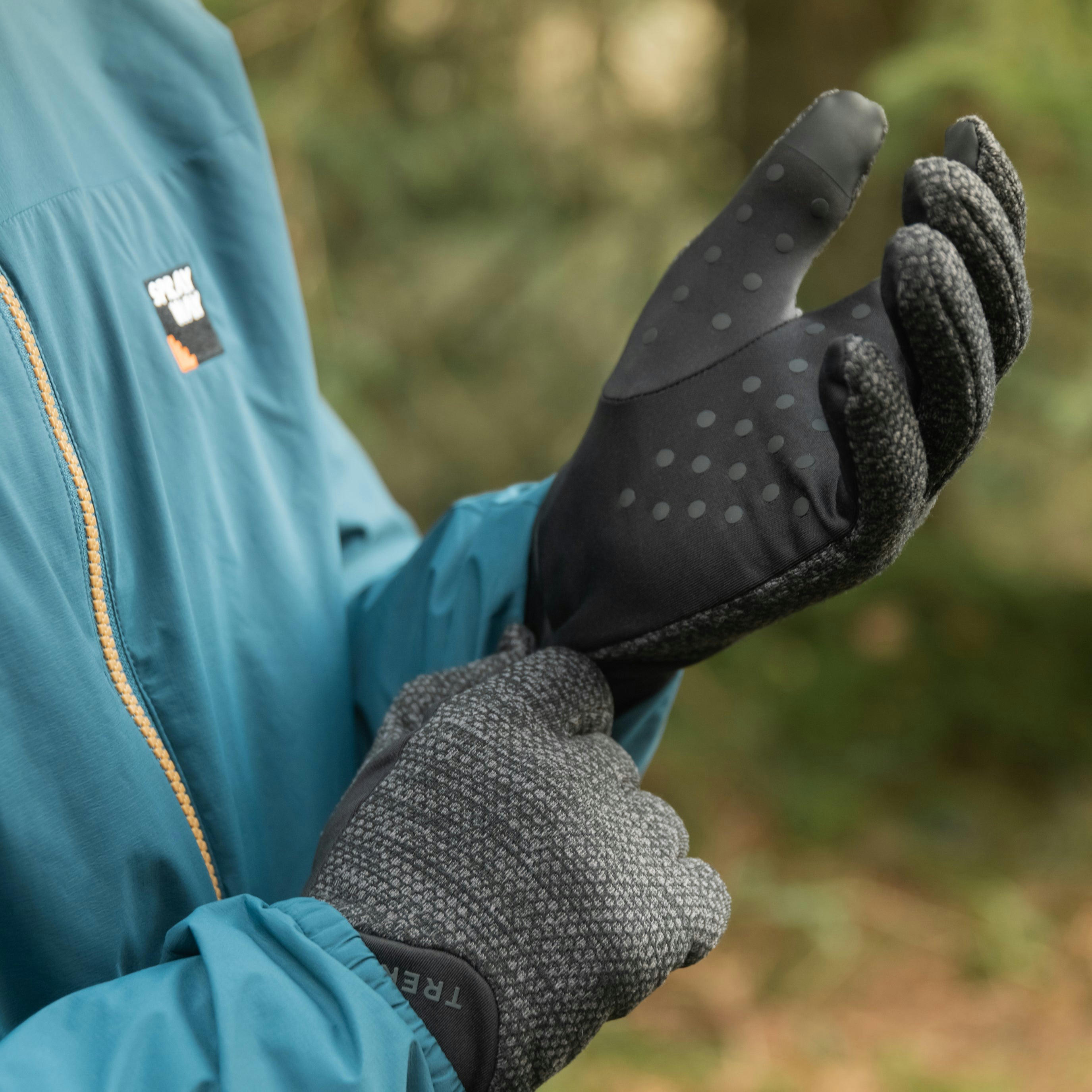 Перчатки Trekmates Harland Glove TM-006305 dark grey marl - S - серый фото 7