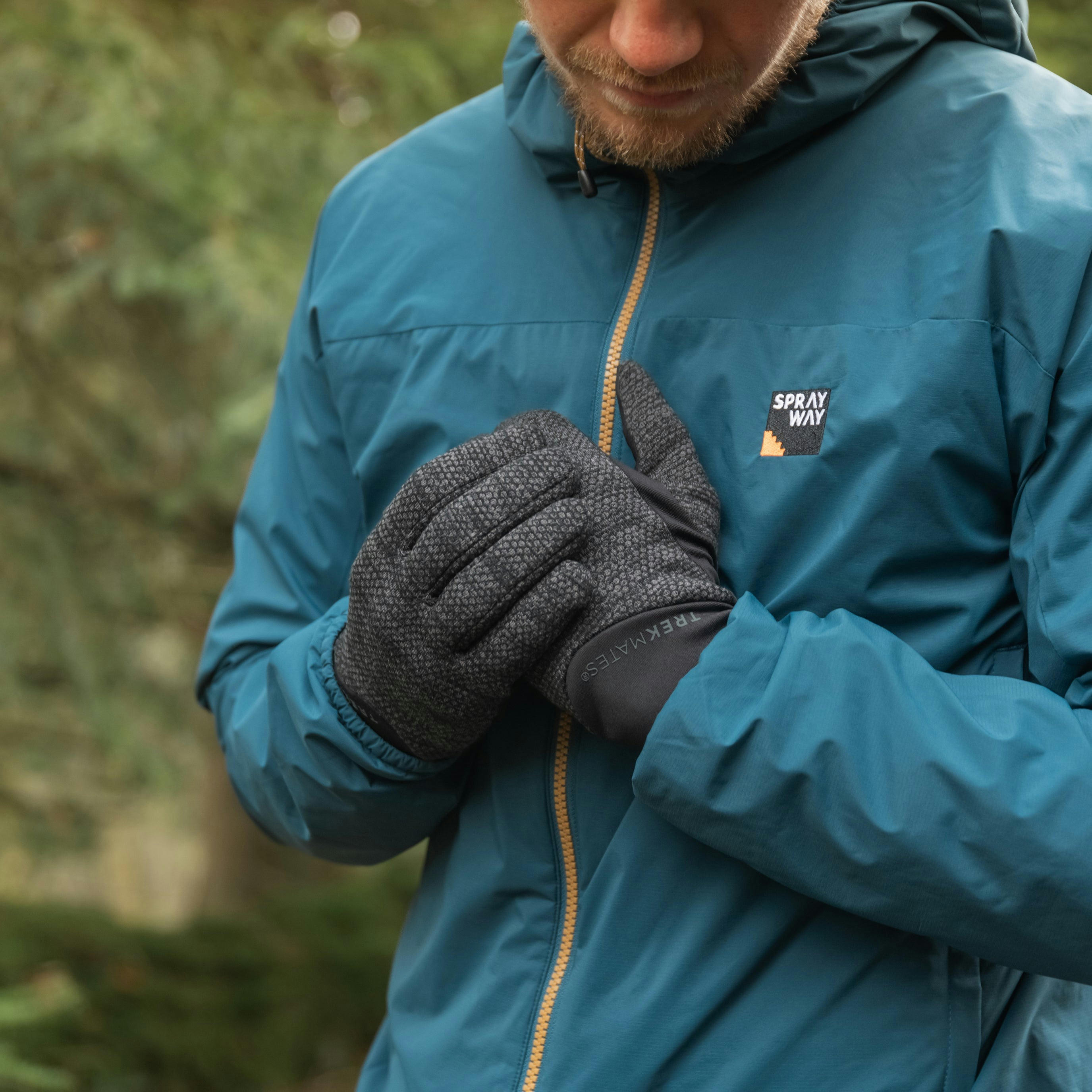 Рукавички Trekmates Harland Glove TM-006305 dark grey marl – S – сірийфото4
