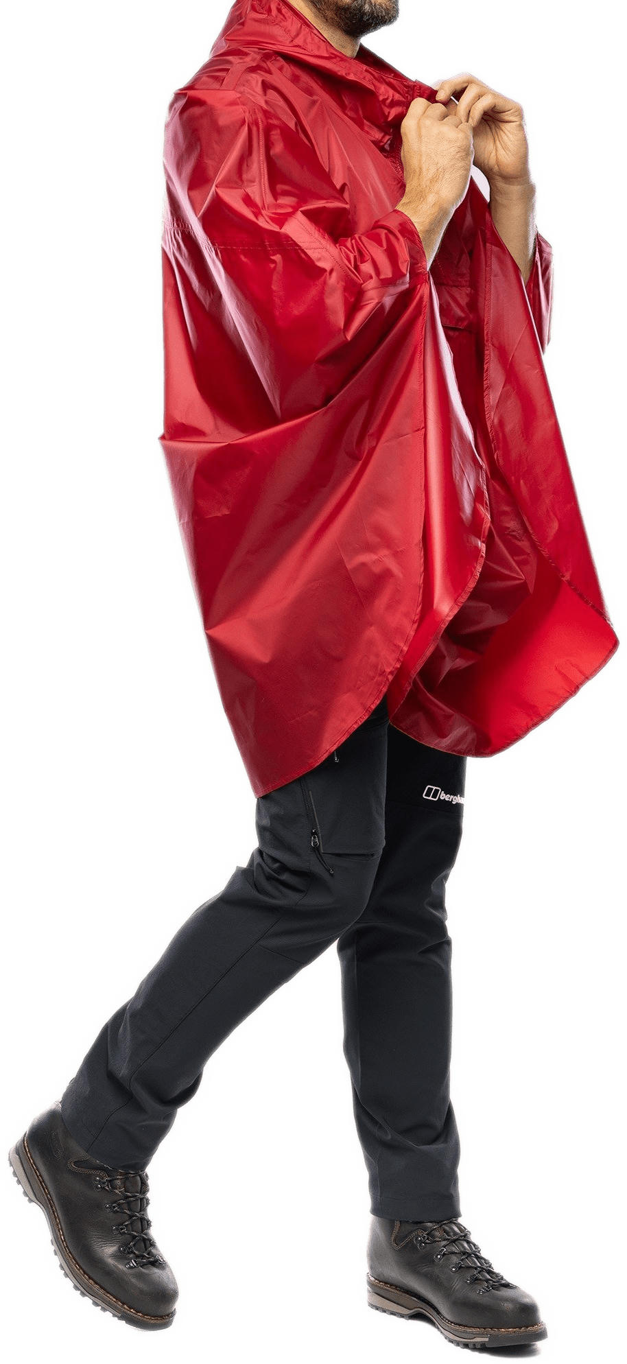 Пончо Trekmates Rove Poncho TM-006607 chili pepper - O/S - красный фото 5