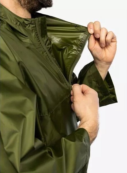 Пончо Trekmates Deluxe Poncho TM-006291 chive - O/S - зеленый фото 5