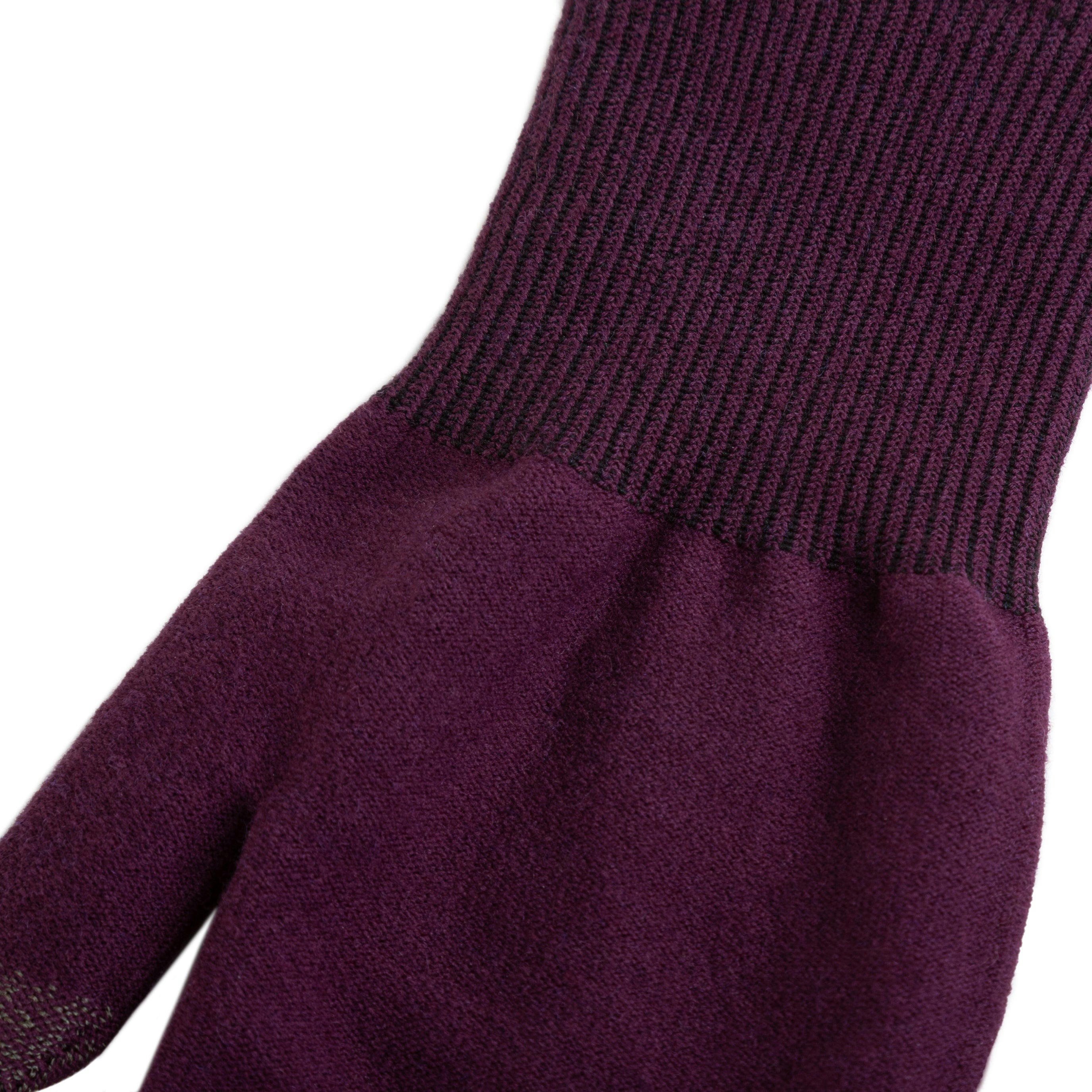 Перчатки Trekmates Merino Touch Glove TM-005149 blackcurrant - XL - фиолетовый фото 4