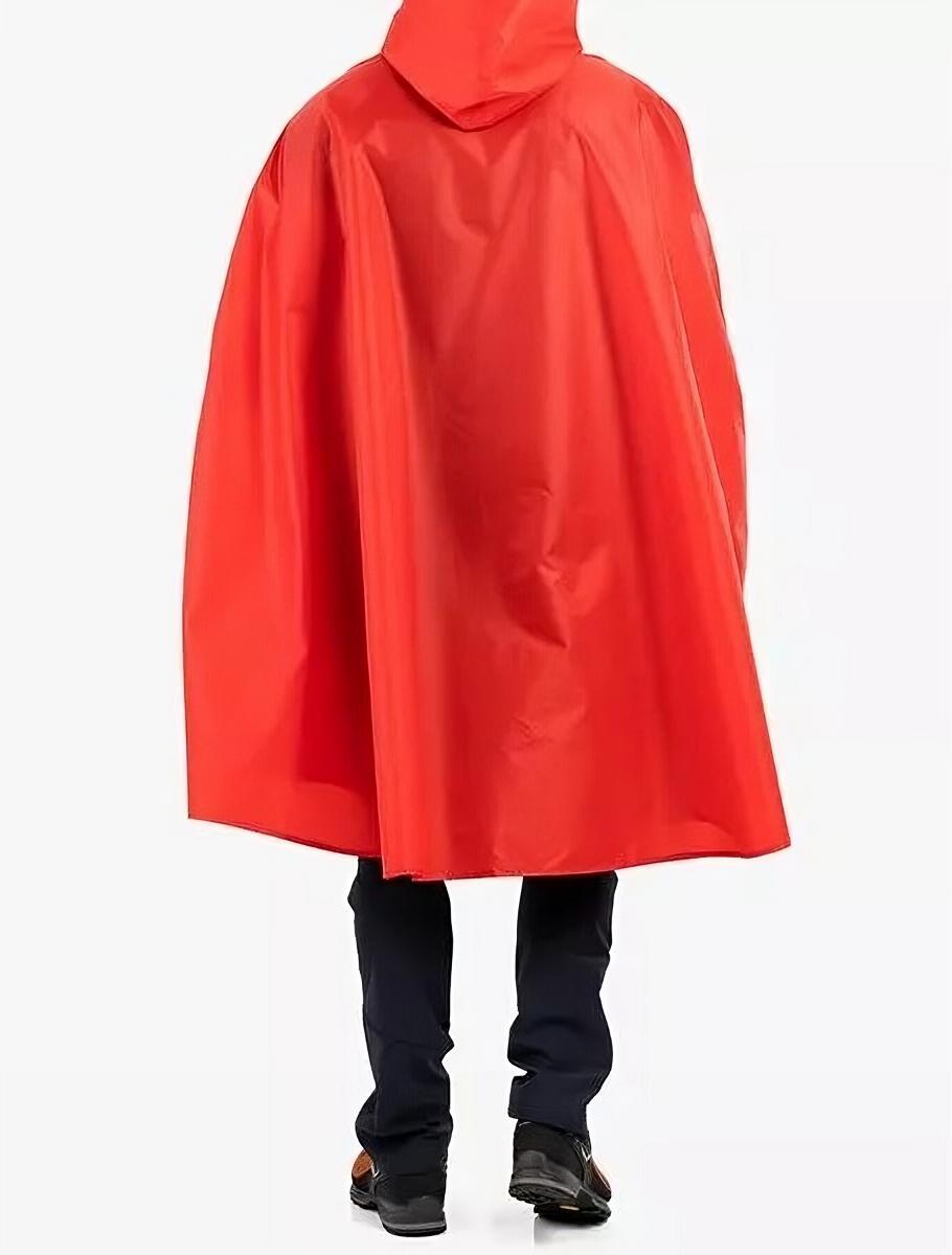 Пончо Trekmates Pak Poncho TM-006293 red - O/S - красный фото 3