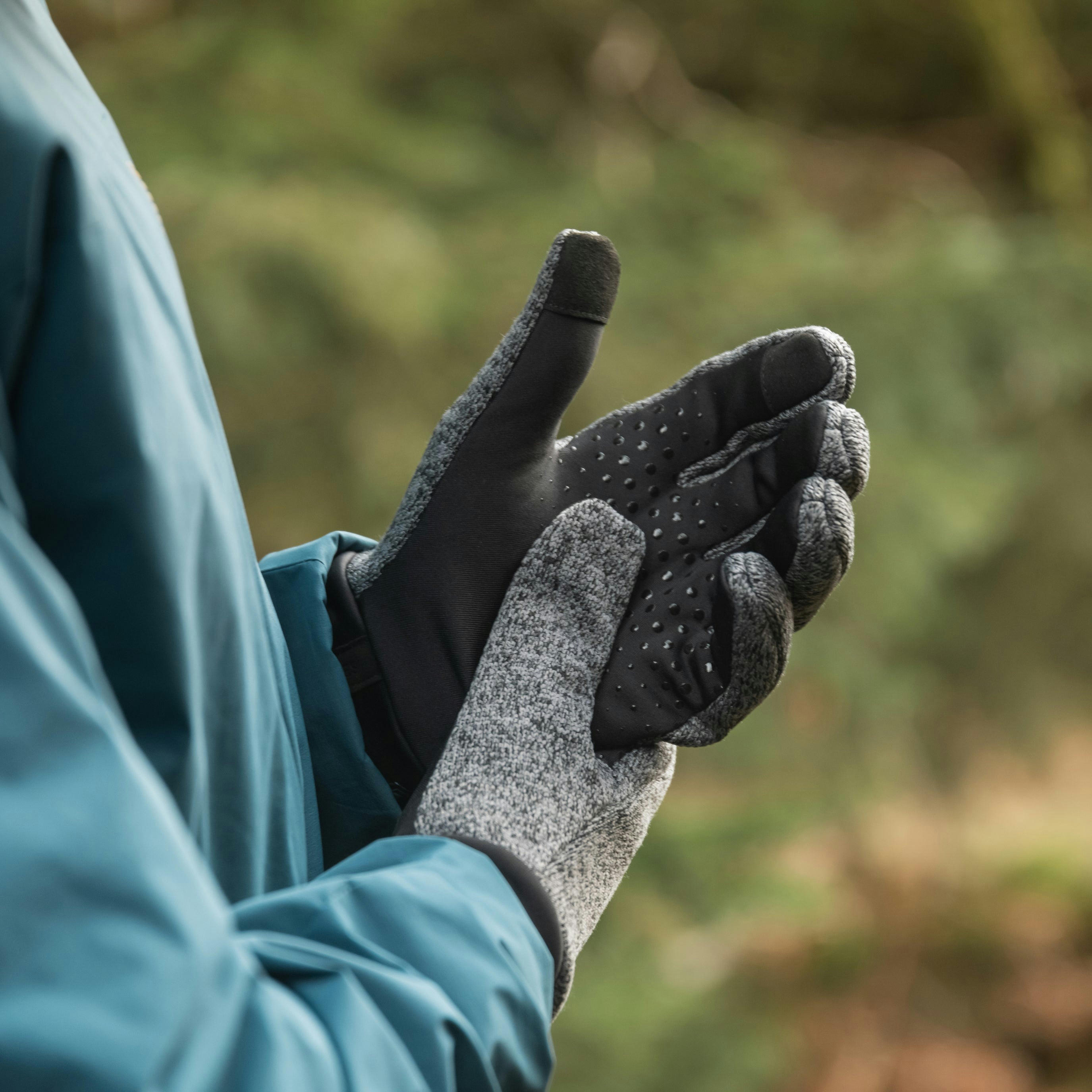 Перчатки Trekmates Tobermory Dry Glove TM-005673 dark grey marl - M - серый фото 7