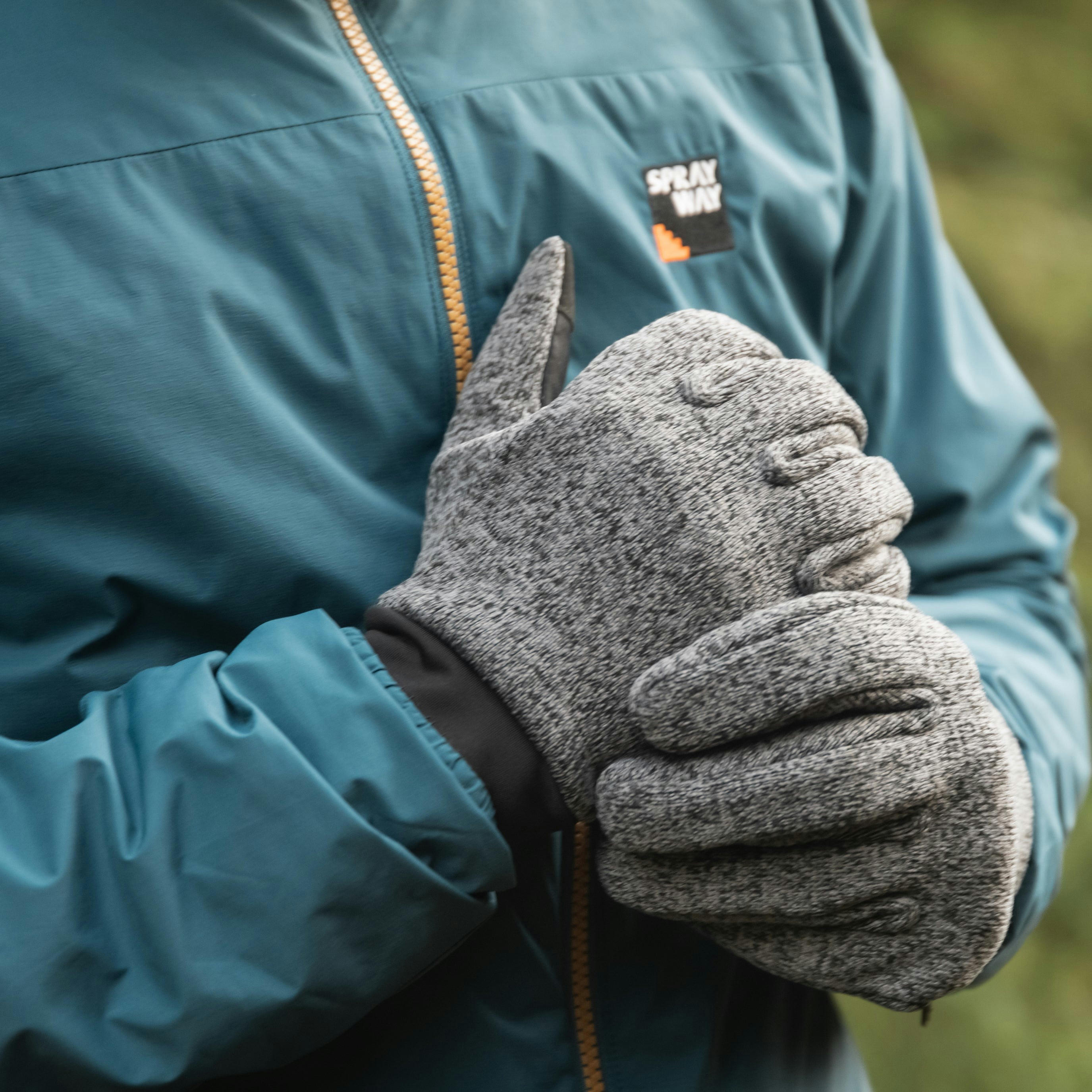 Рукавички Trekmates Tobermory Dry Glove TM-005673 dark grey marl – M – сірийфото5