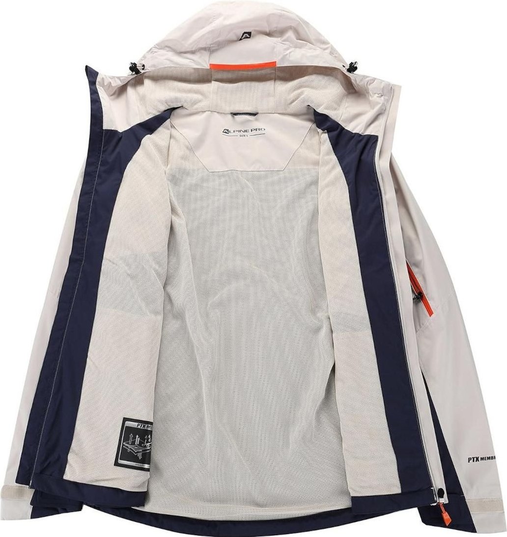 Куртка чоловіча Alpine Pro Impec MJCA593 128 M бежевий/синійфото3