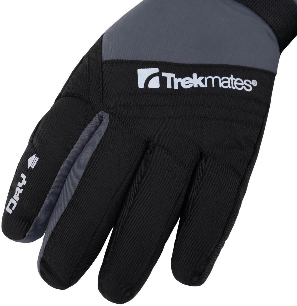 Перчатки детские Trekmates Mogul DRY Glove Jnr TM-003739 slate/black - XL - серый фото 3