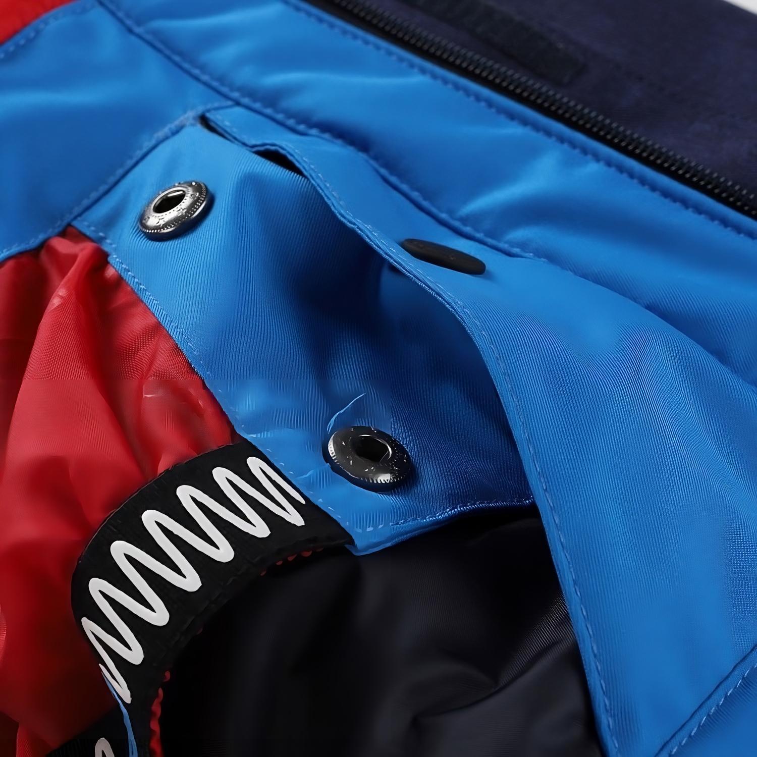 Куртка Alpine Pro Melefo KJCY265 442 104-110 красный/синий фото 4