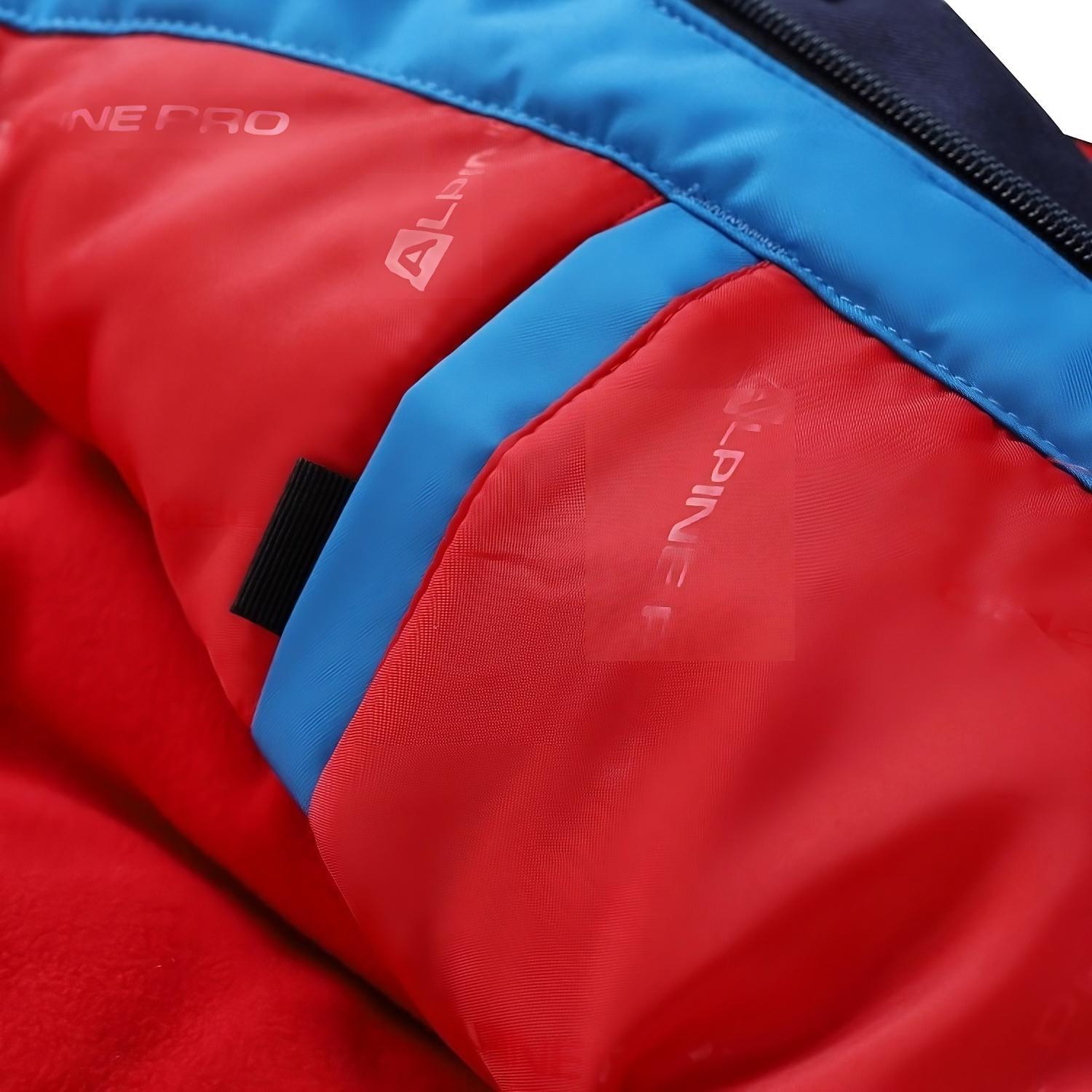 Куртка Alpine Pro Melefo KJCY265 442 104-110 красный/синий фото 5
