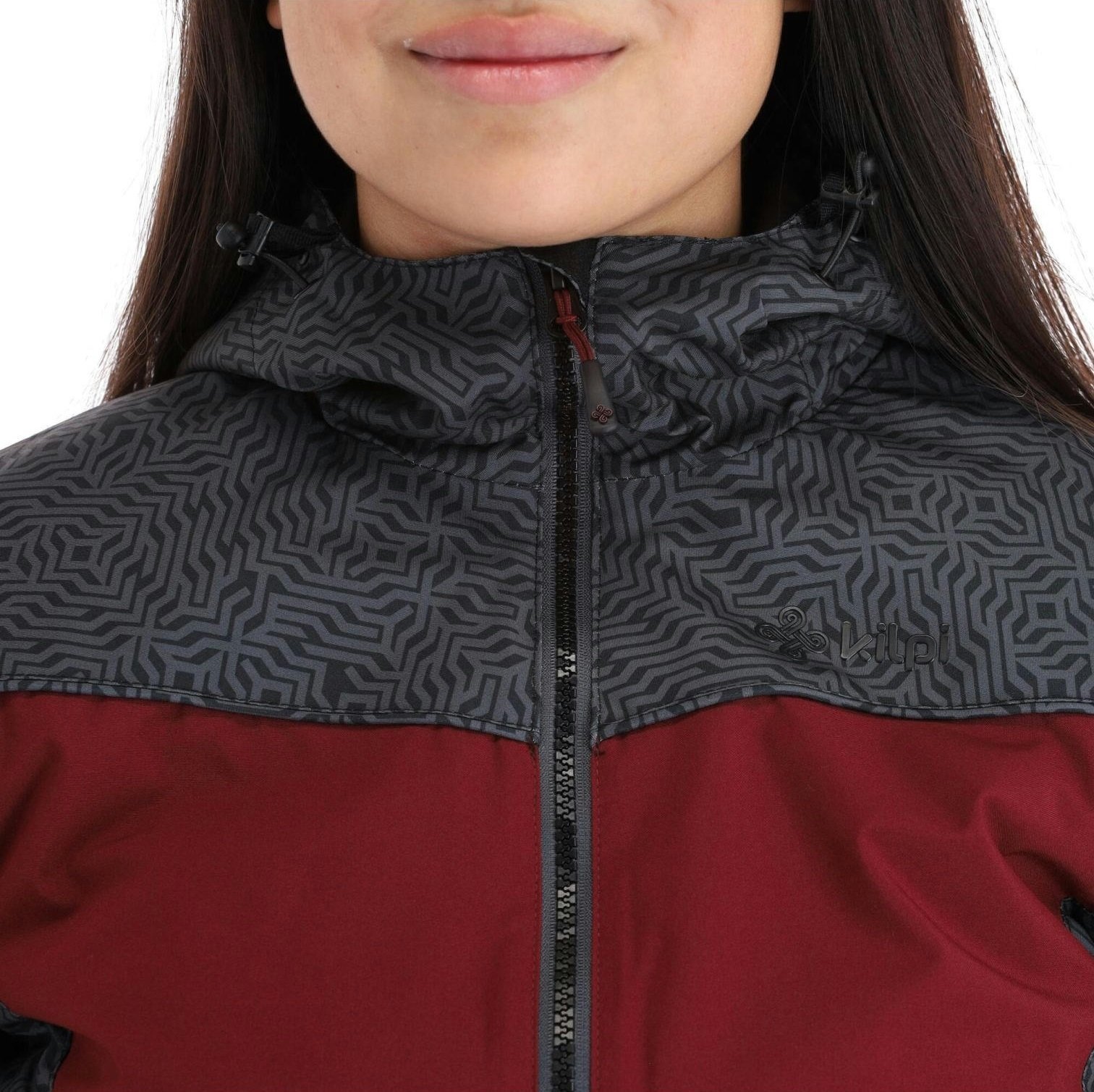Куртка женская Kilpi Flip-W dark red 38 бордовый фото 15