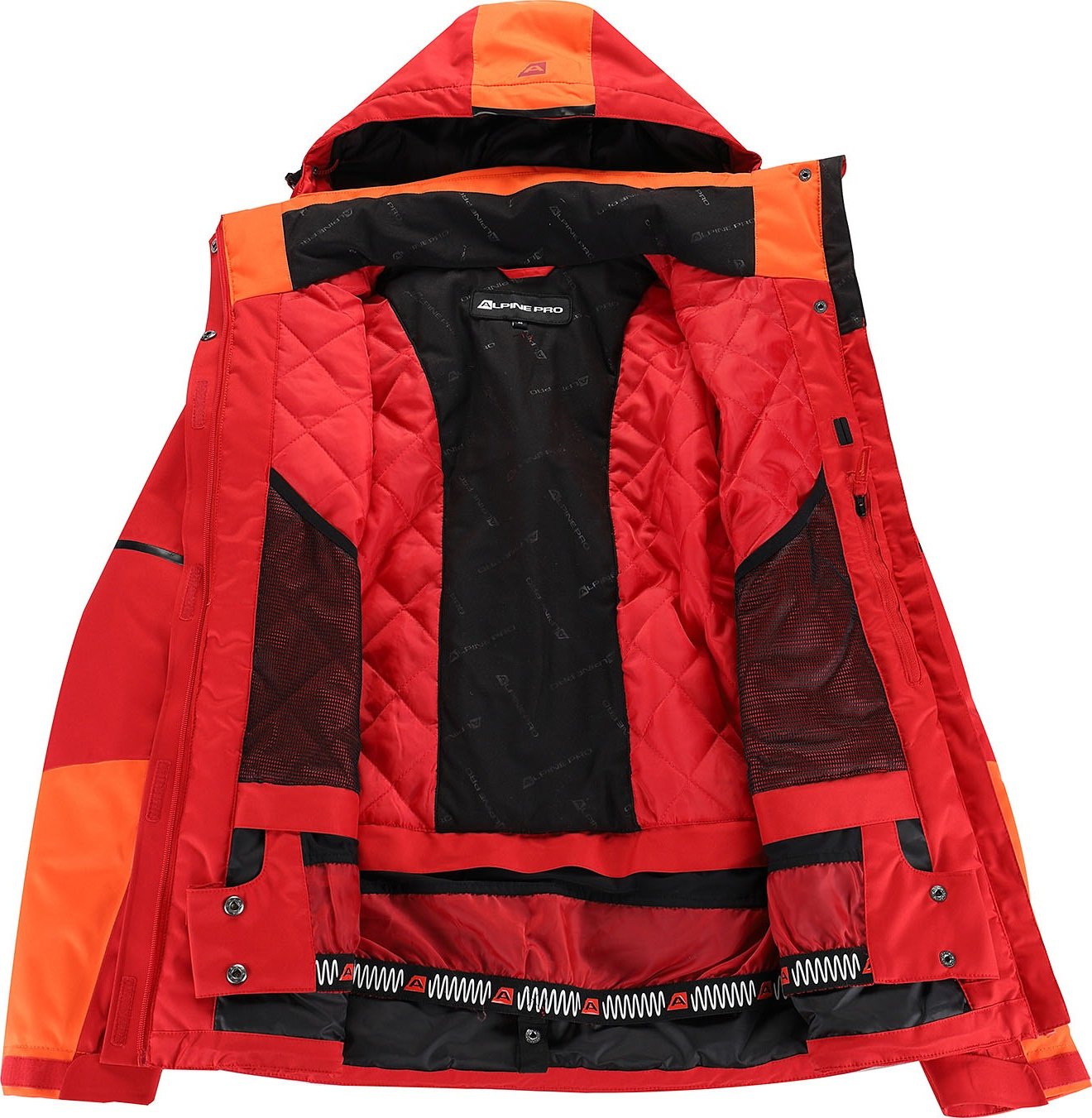 Куртка жіноча Alpine Pro Malefa LJCY546 442 M червоний/помаранчевийфото12