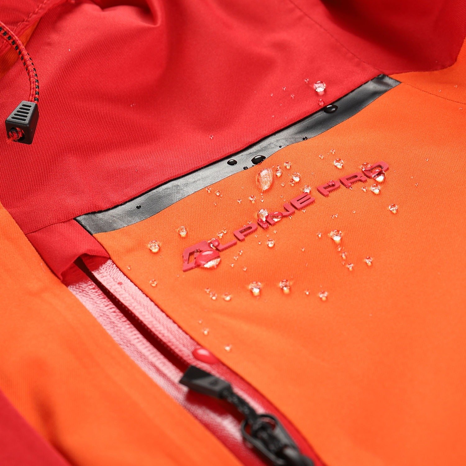 Куртка жіноча Alpine Pro Malefa LJCY546 442 M червоний/помаранчевийфото14