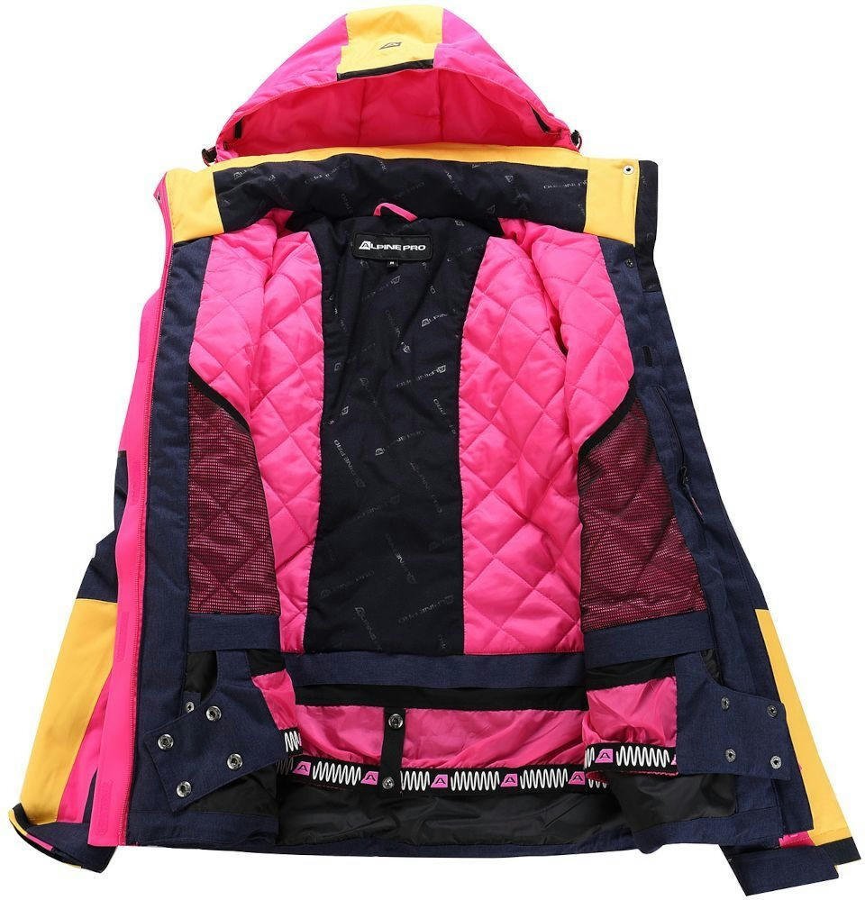 Куртка жіноча Alpine Pro Malefa LJCY546 235 M помаранчевий/синійфото3