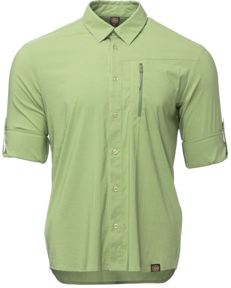 Рубашка мужская Turbat Maya LS Mns Peridot Green XXXL зеленый фото 4