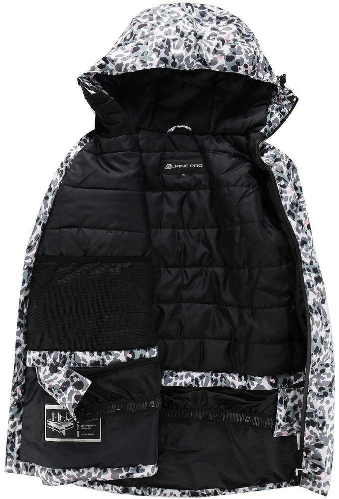 Куртка жіноча Alpine Pro Ghada LJCY547 005PD XS білий/чорнийфото3
