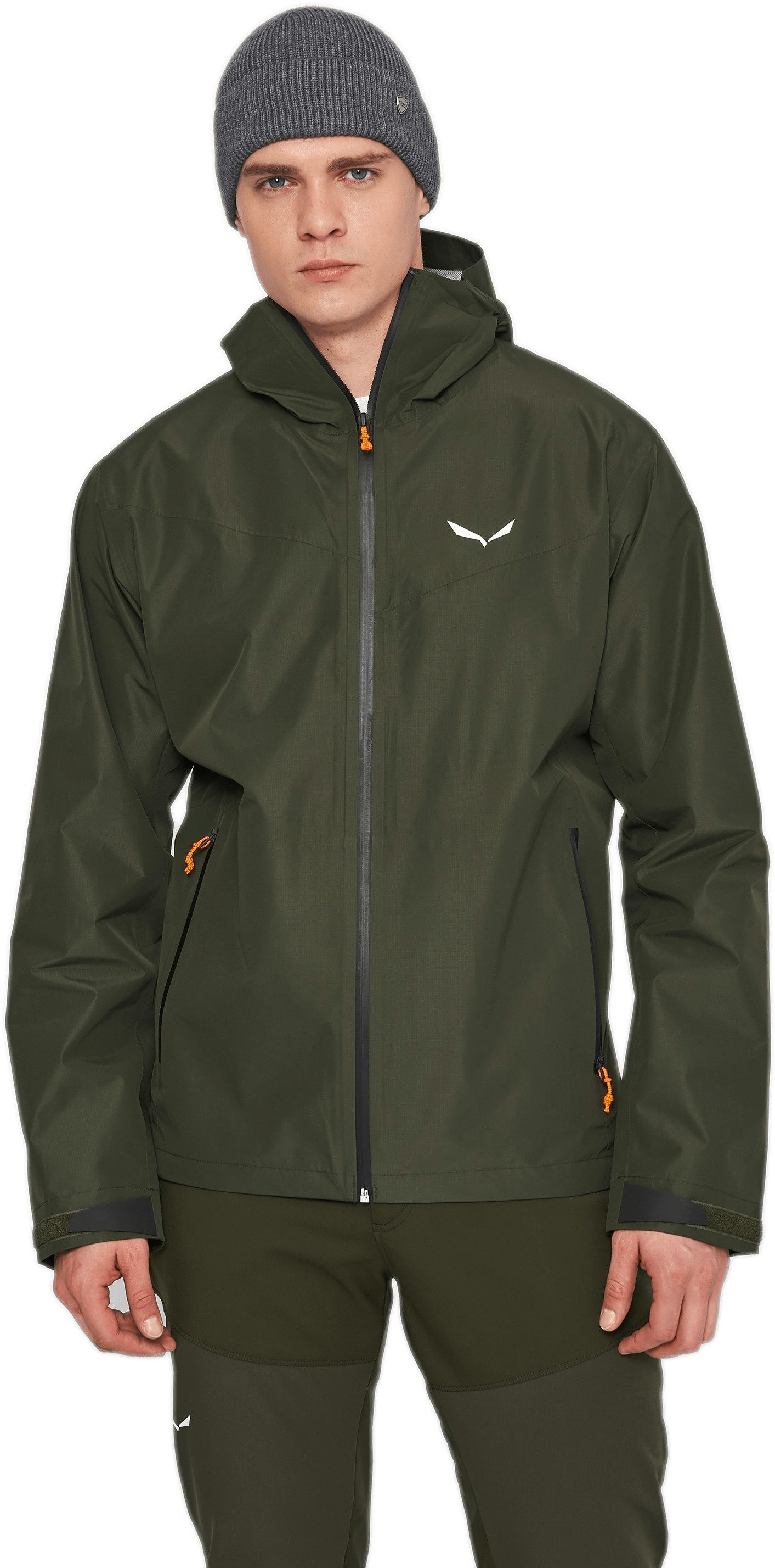 Куртка мужская Salewa Puez (Aqua 4) 2.5L PTX Jacket M 28615 5281 50/L темно оливковый фото 2
