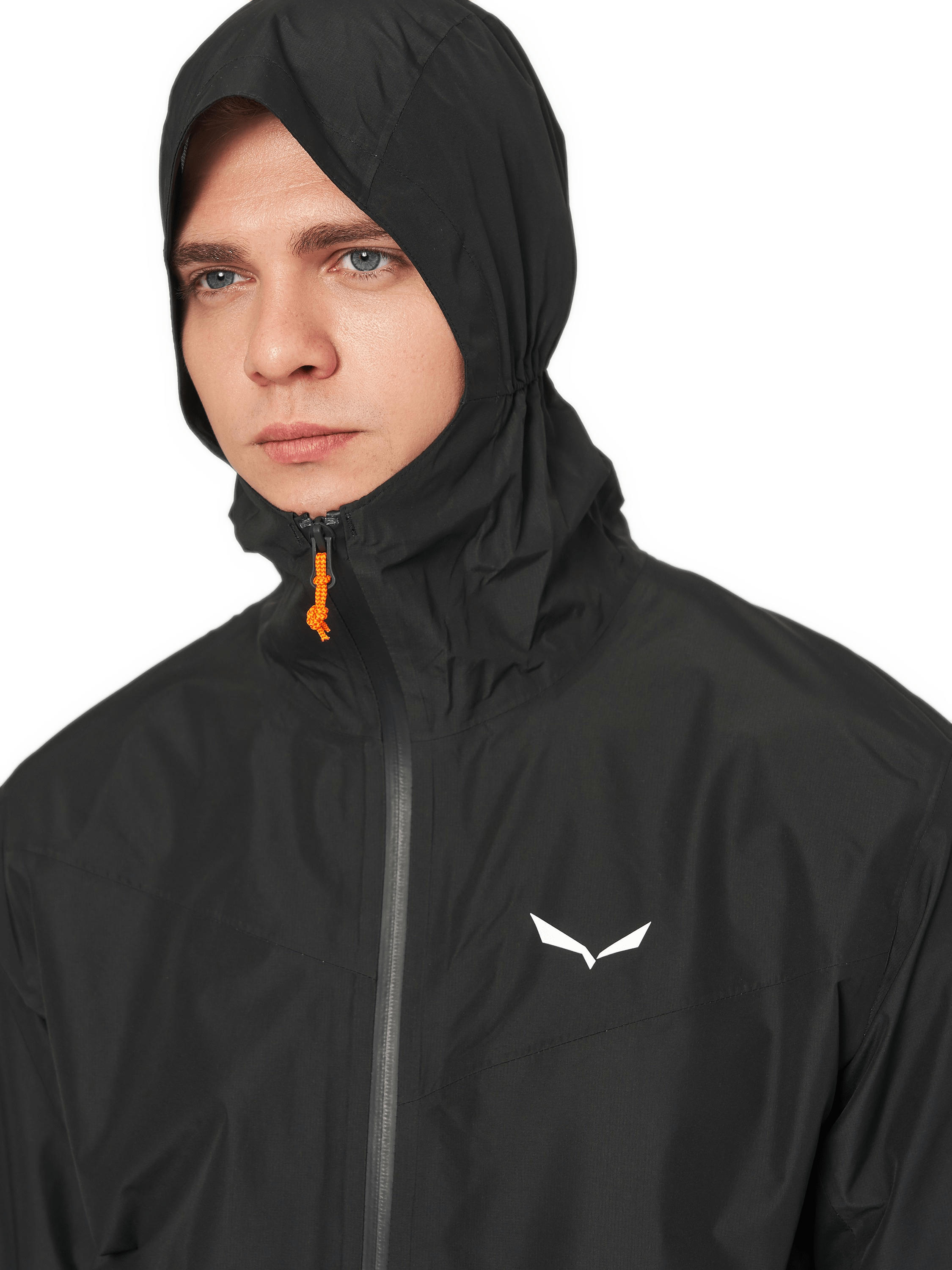 Куртка мужская Salewa Puez (Aqua 4) 2.5L PTX Jacket M 28615 910 black out 52/XL черный фото 5