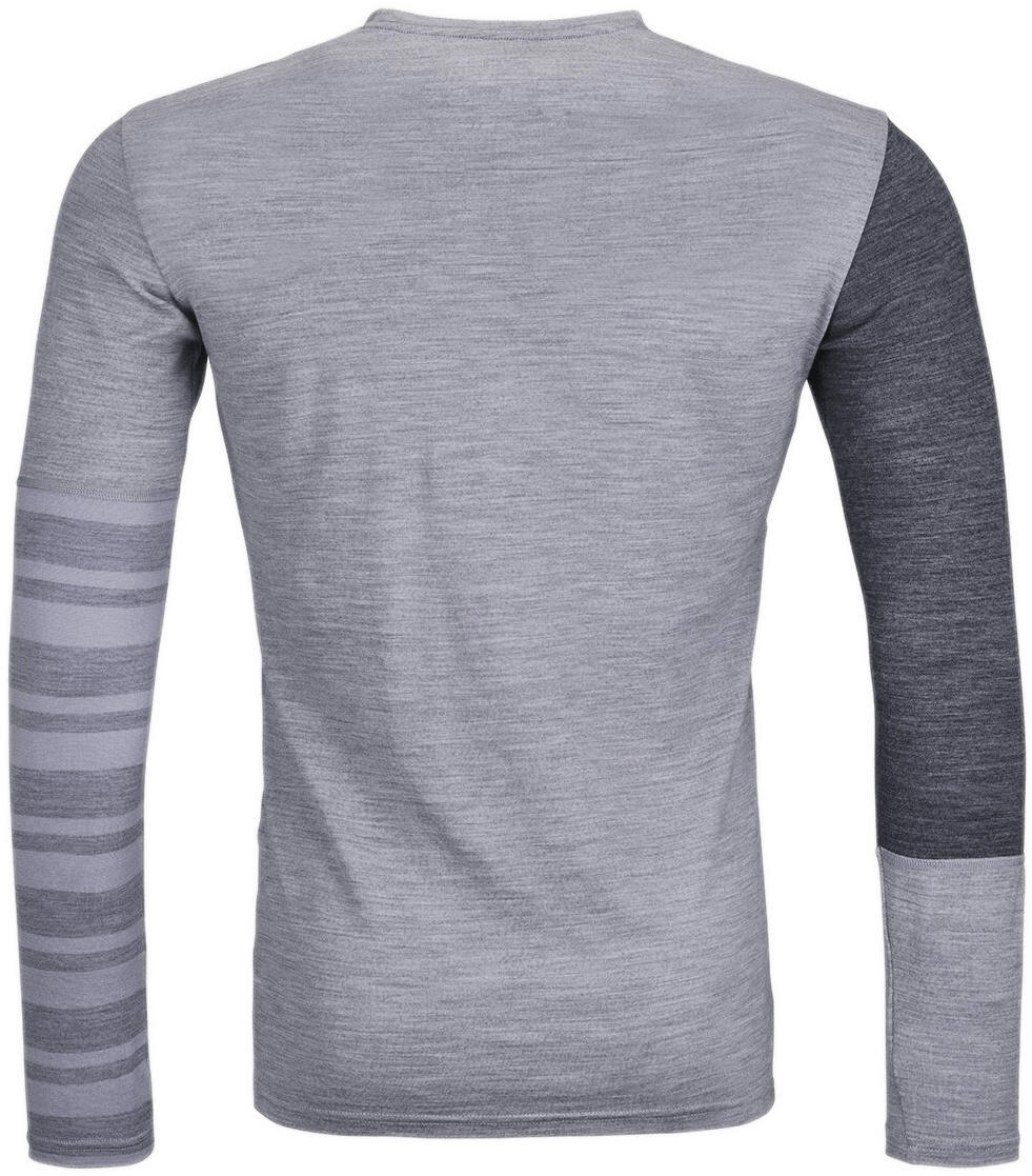 Термофутболка чоловічі Ortovox 185 Rock`N`Wool Long Sleeve M grey blend M сірийфото2