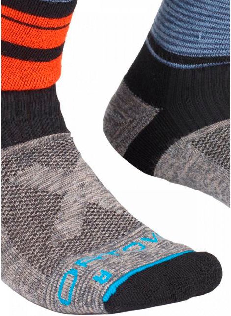 Шкарпетки чоловічі Ortovox All Mountain Mid Socks WARM M multicolour 42-44 сірий/помаранчевийфото2
