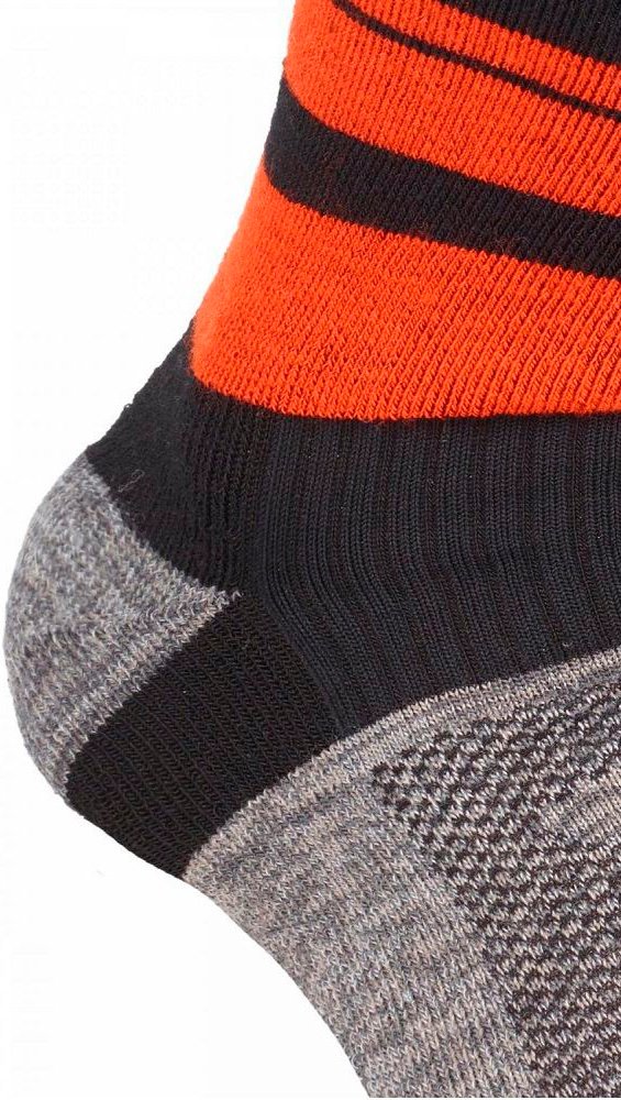 Шкарпетки чоловічі Ortovox All Mountain Mid Socks WARM M multicolour 42-44 сірий/помаранчевийфото3