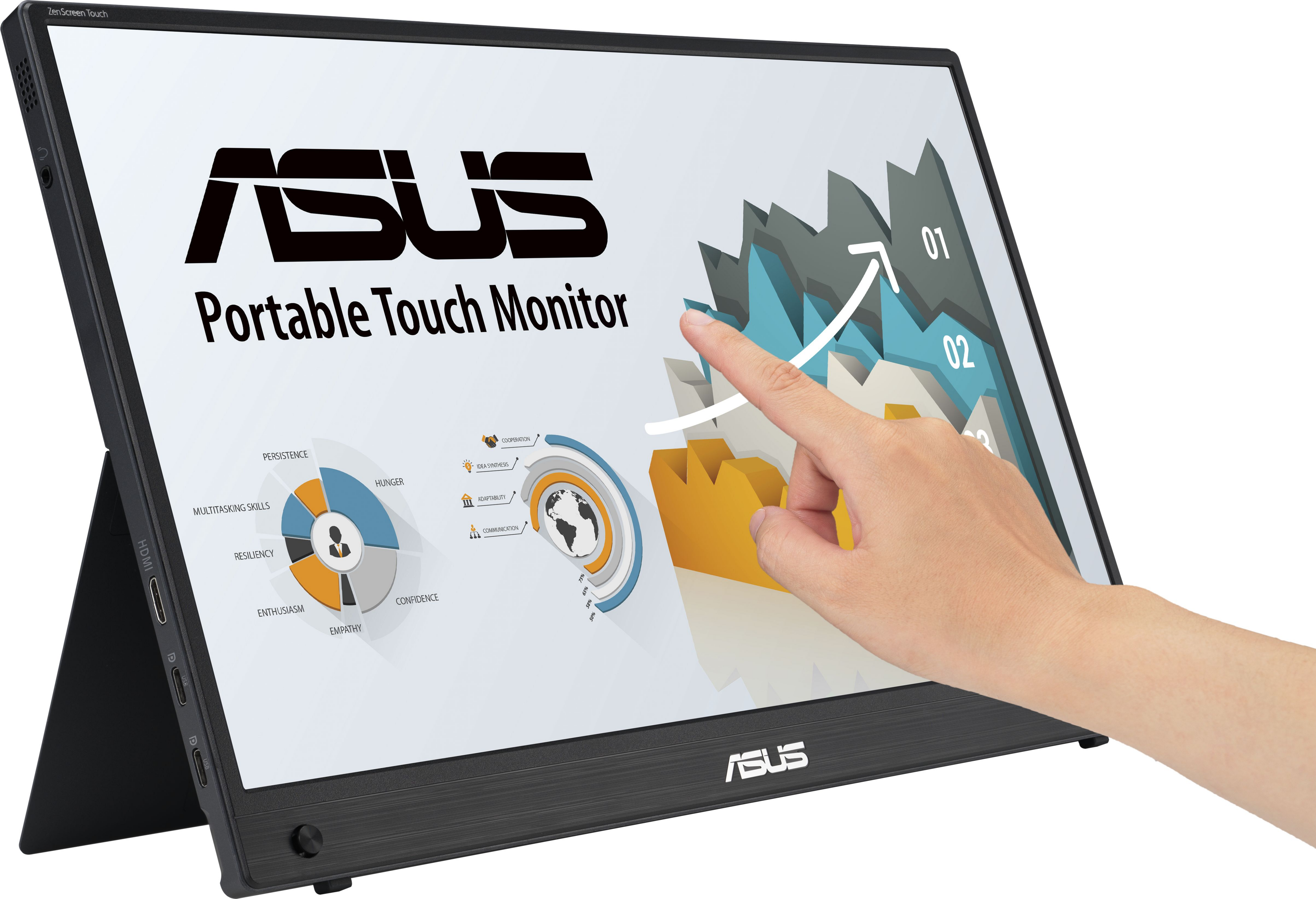Монитор портативный 15.6" ASUS MB16AHT ZenScreen Touch (90LM0890-B01170) фото 8