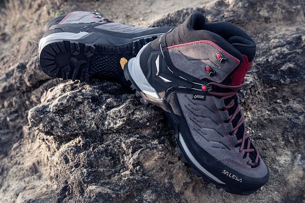 Черевики чоловічі Salewa MS MTN Trainer MID GTX 63458 4720 42 сірі/червоніфото