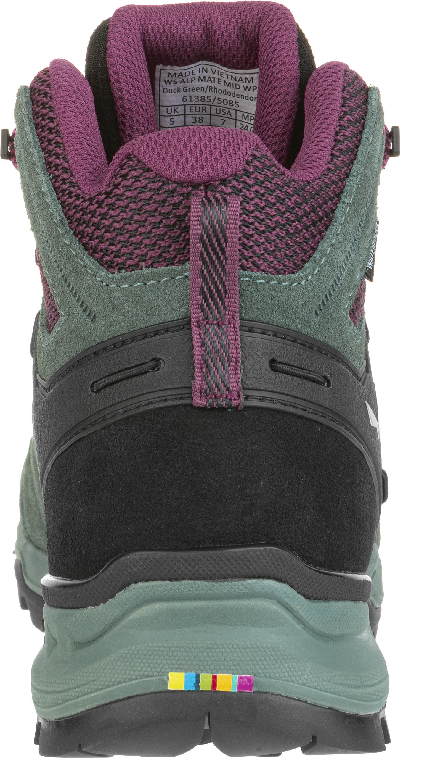 Ботинки женские Salewa WS Mate MID WP 61385 5085 36 зеленый фото 4