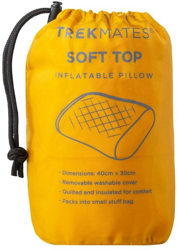 Подушка Trekmates Soft Top Inflatable Pillow TM-005892 nugget gold – O/S – жовтийфото4