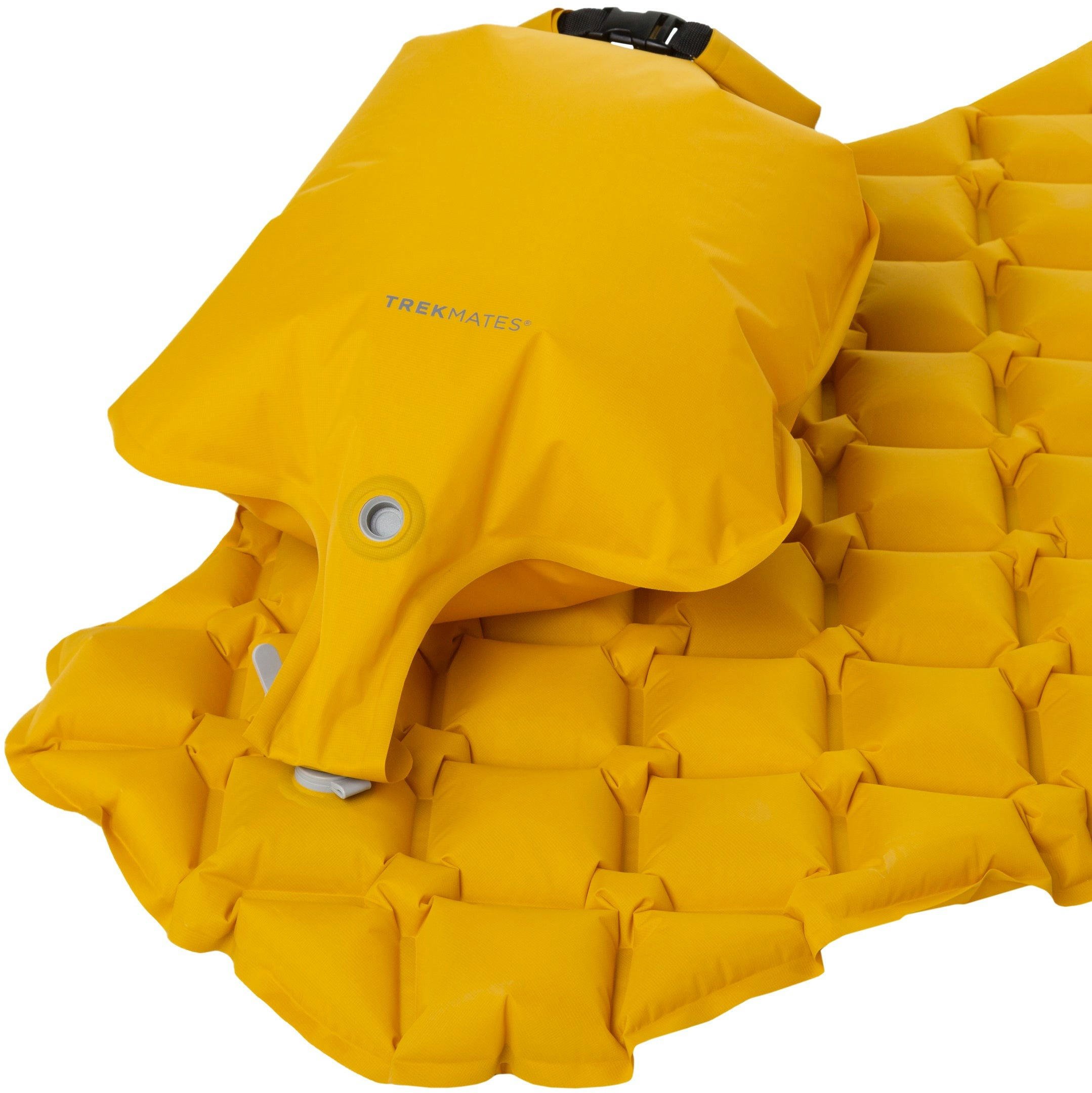 Надувной коврик Trekmates Air Lite Sleep Mat TM-005977 nugget gold - O/S - желтый фото 3