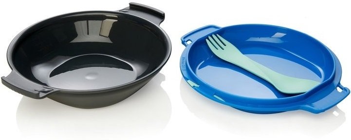 Набір посуду Humangear GoKit Light (5-tool) Mess Kit charcoal/blueфото2